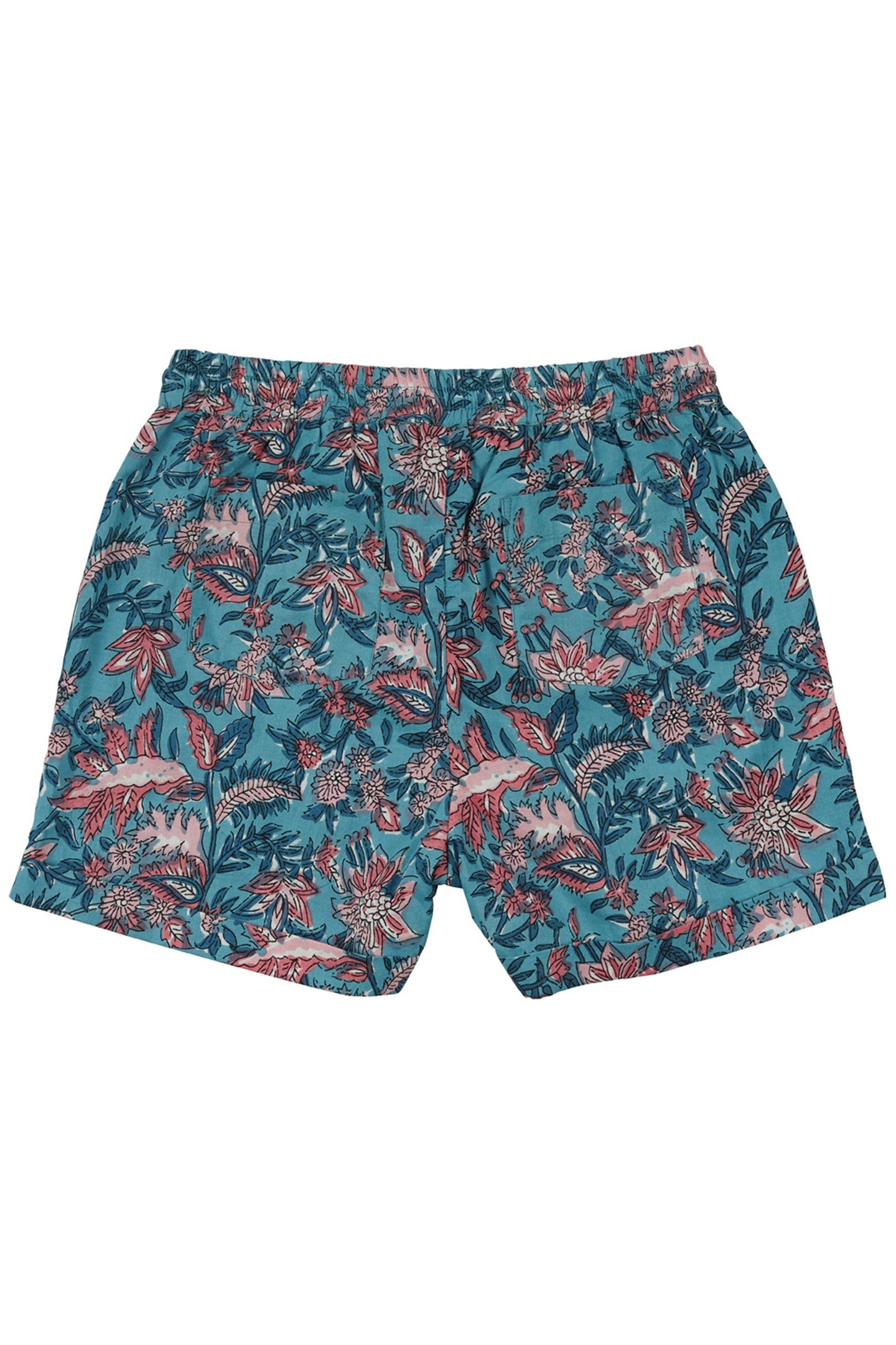 SHORTS ALIKI TEAL GARDEN OF EDEN 2