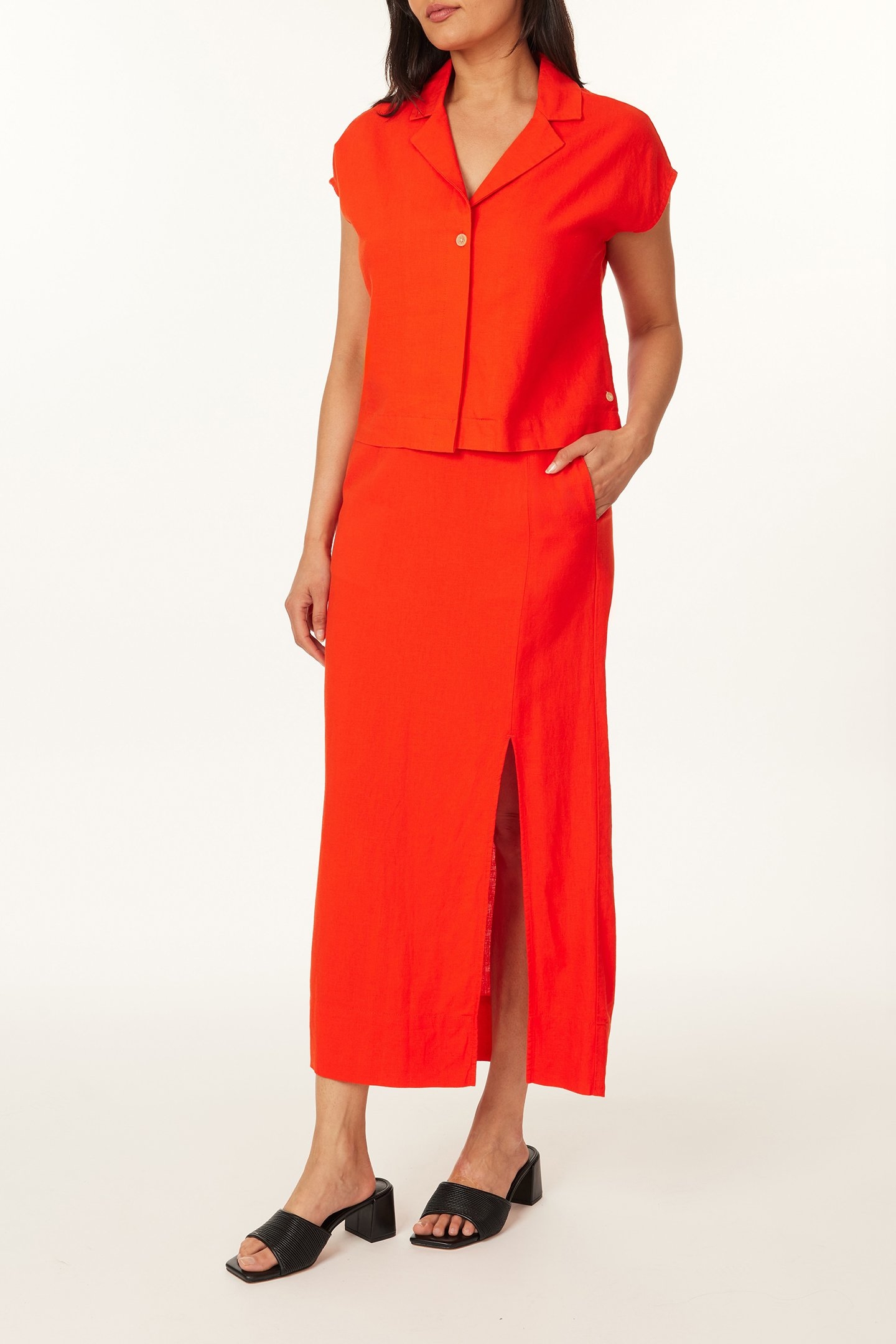 LOOSE DOLMAN SLEEVE TOP ORANGE.COM 3