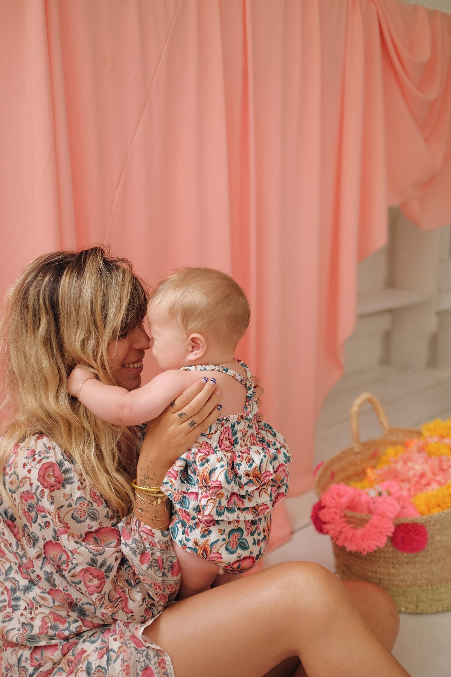 ROMPERS EMALINE CREAM INDIAN FLOWERS 3