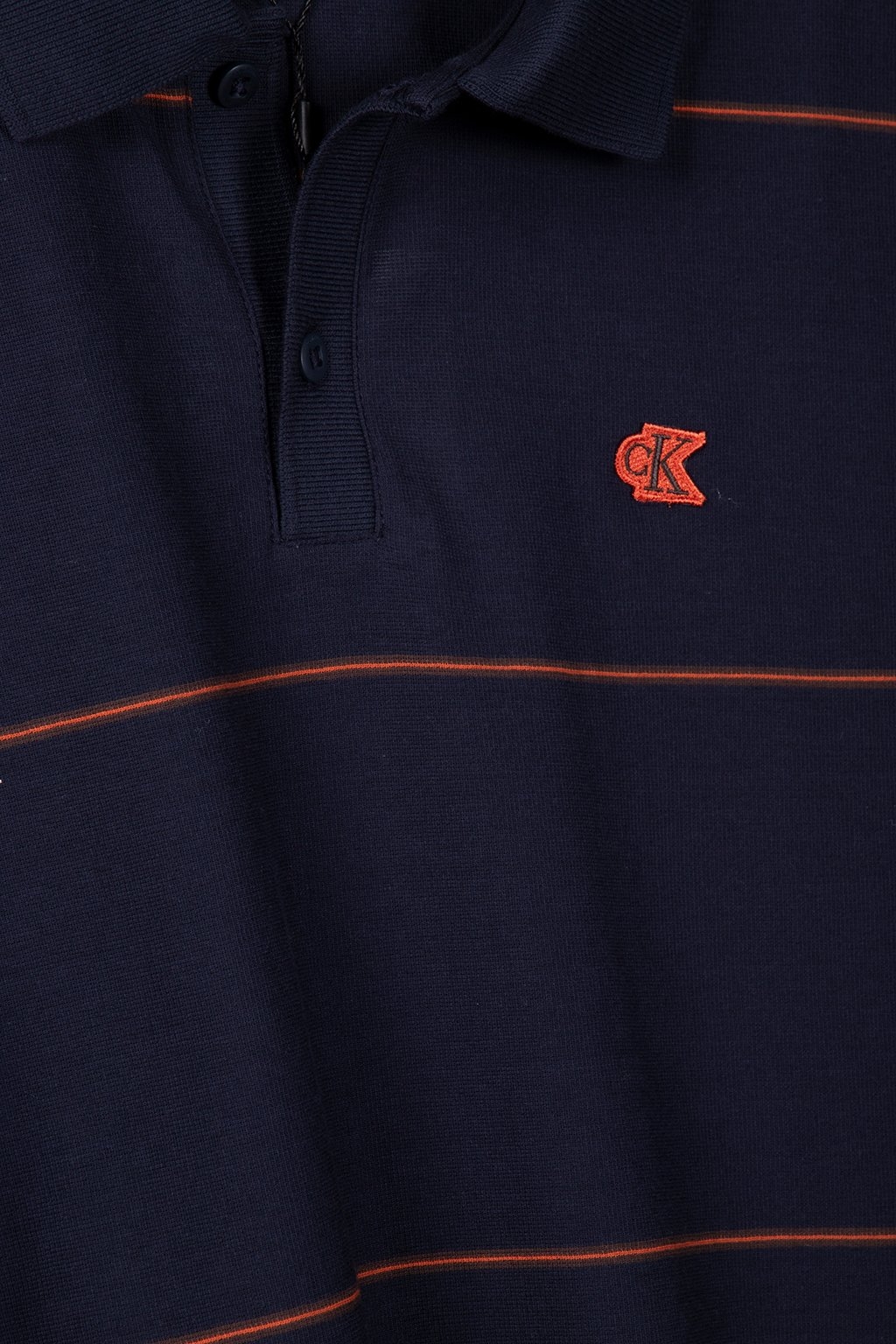 SS CROSS GRAIN STRIP RELAXED FIT POLO DARK SAPPHIRE 4