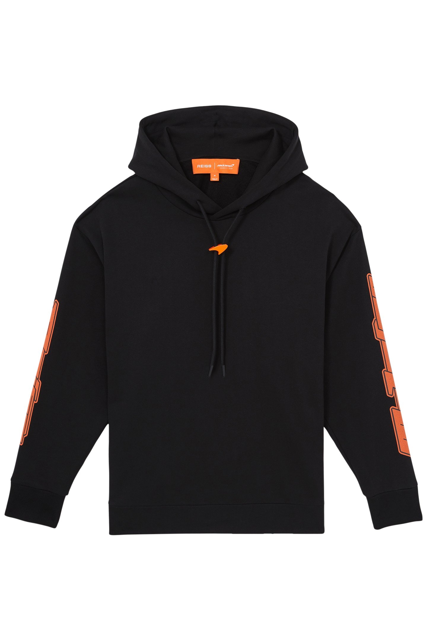 ZAK LS OVERSIZED MCLAREN RACING PRINTED HOODY BLACK 4