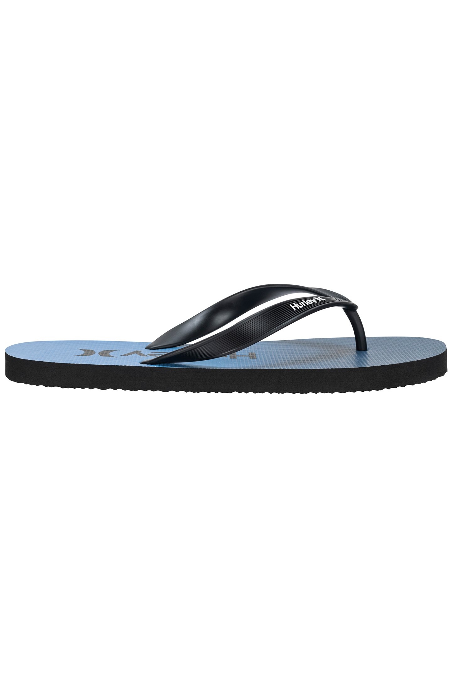 1PK MENS PRINTED FLIP FLOP NAVY/LT BLUE 1