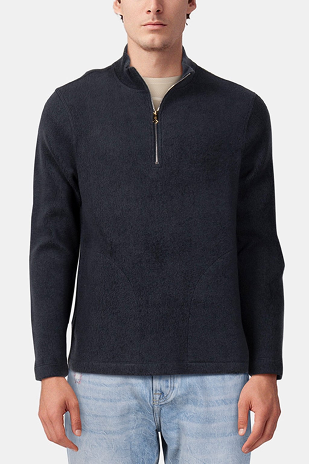 ZIP SWEATSHIRT VERY DARK NAVY 1