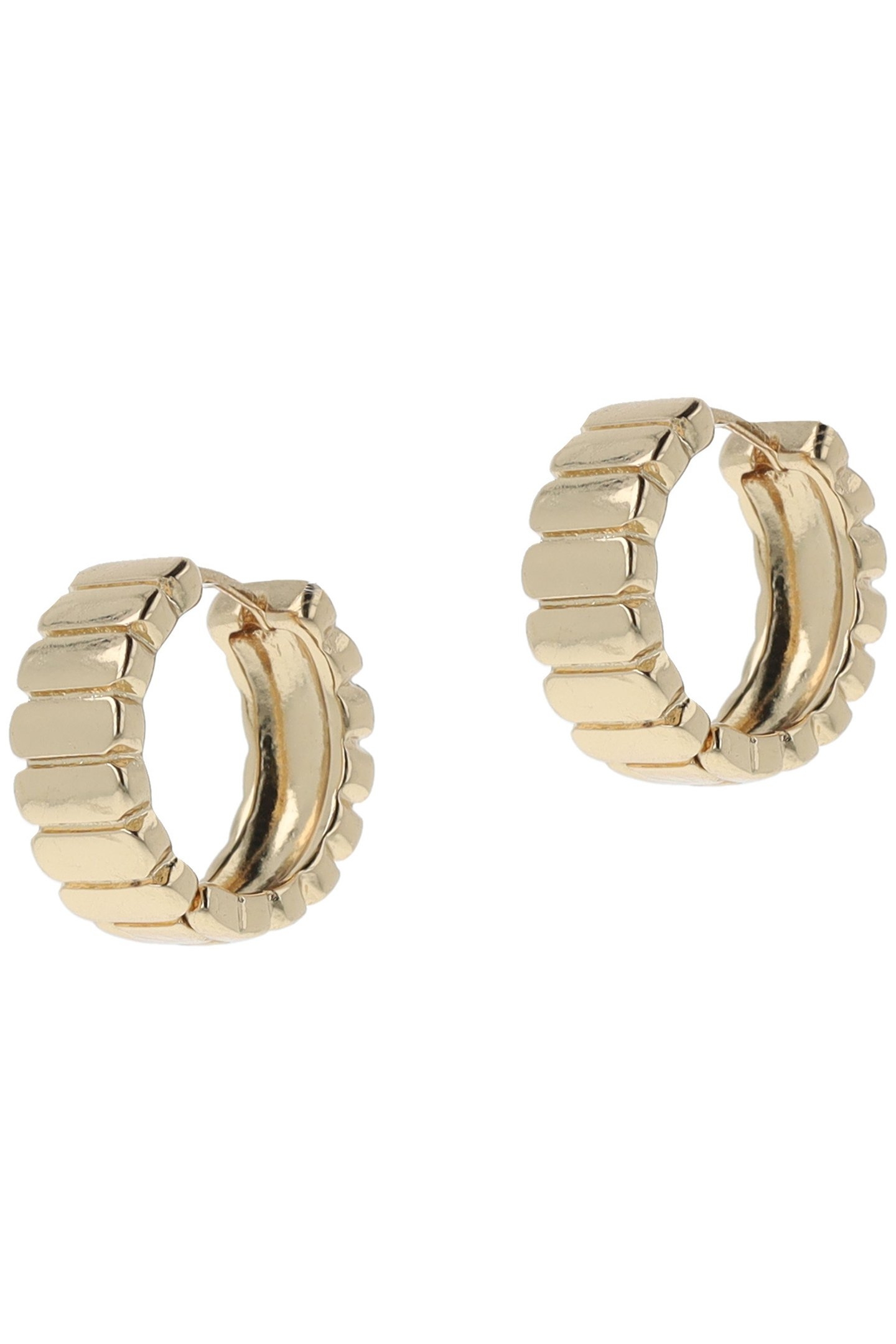 ACCORDION GOLD HOOPS 1