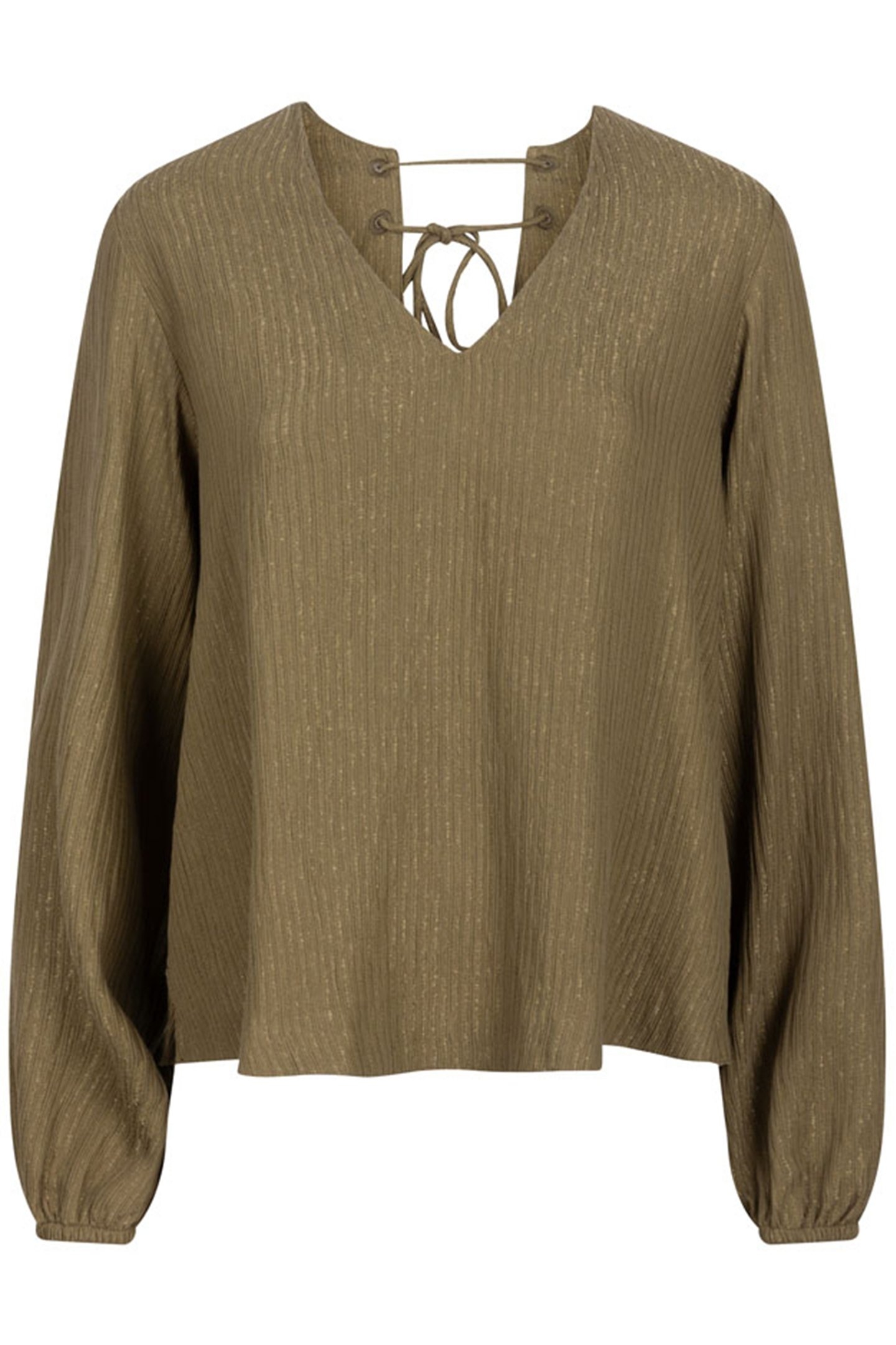 STARDOM V-NECK TOP OLIVE BALSAMIC 3