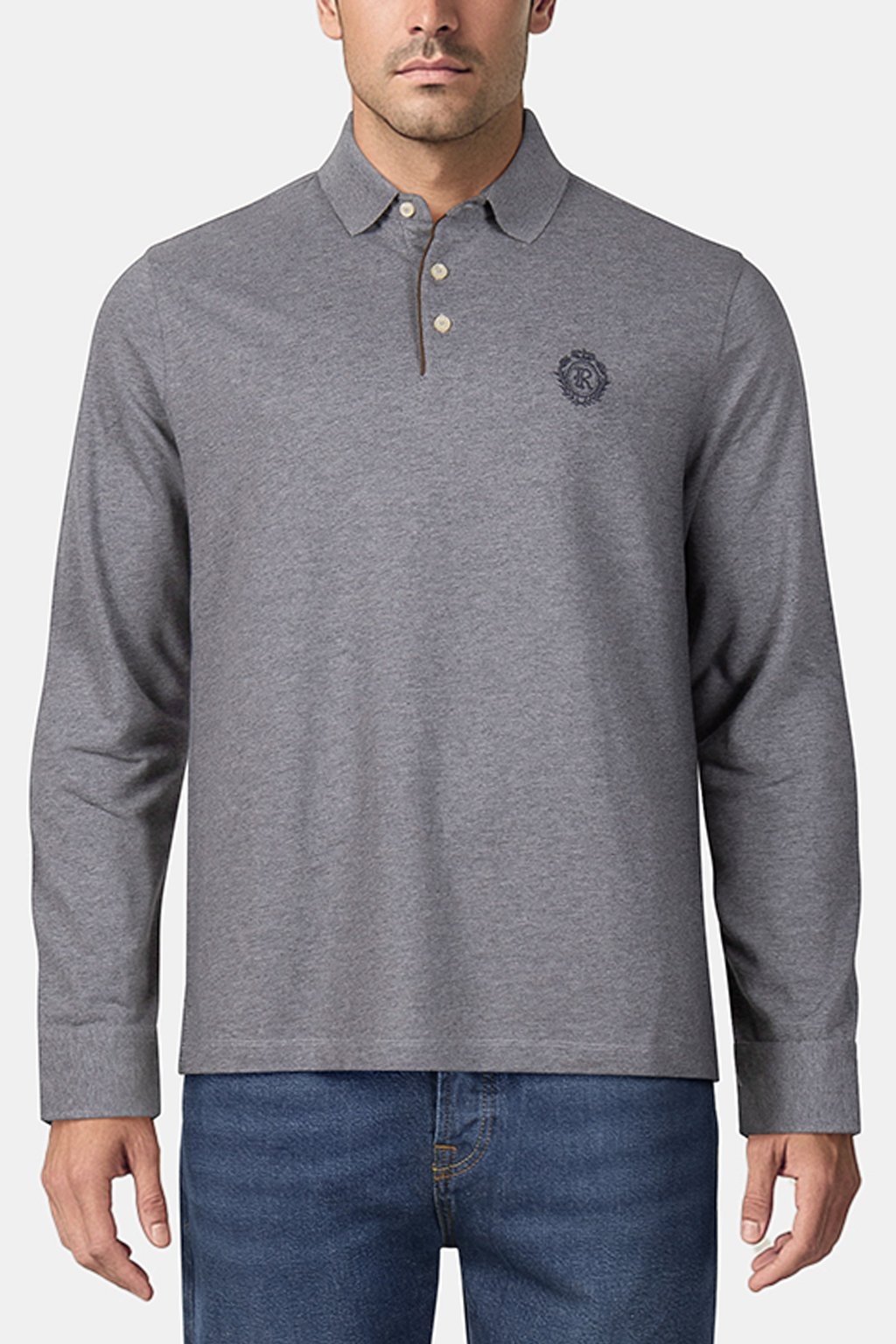 SHP CF BASIC SHIRT PIQUE LS 1