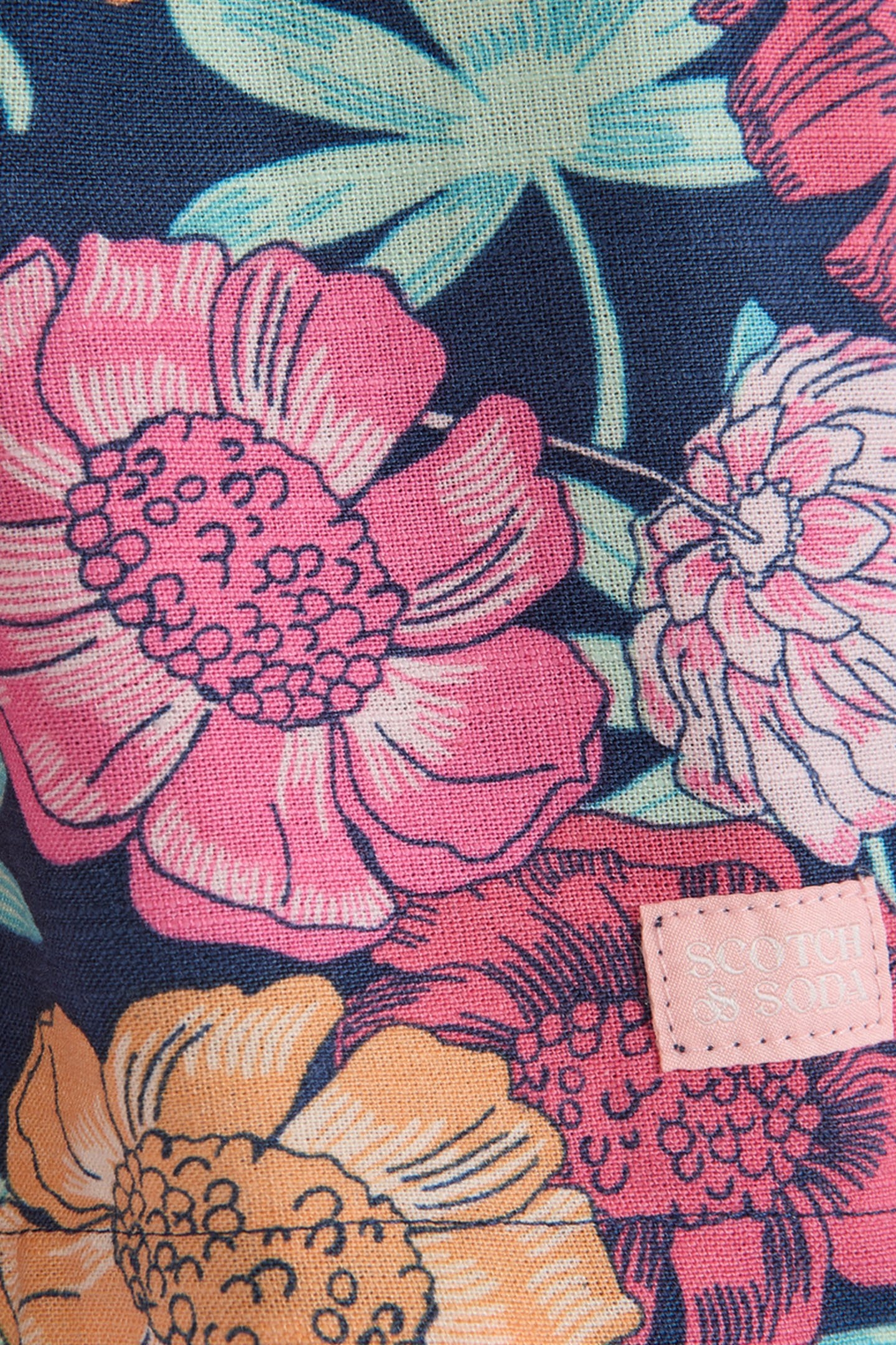 GIRLS SS BELTED DRESS DARK OBSIDIAN 4