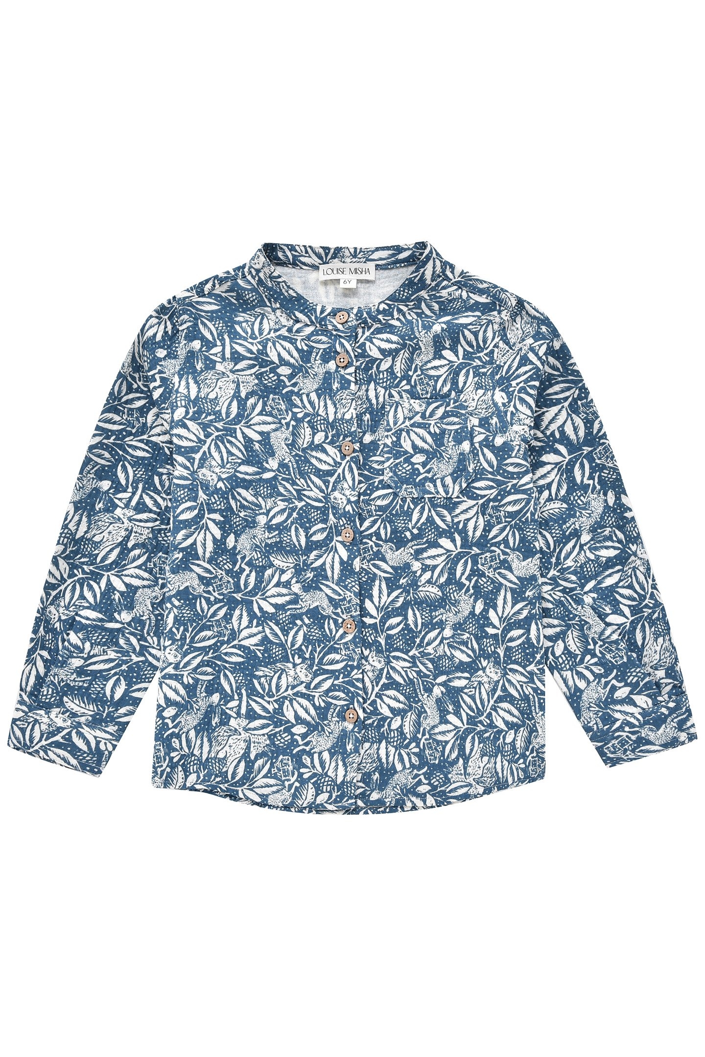 SHIRT AMANO INDIGO WOODLAND 1