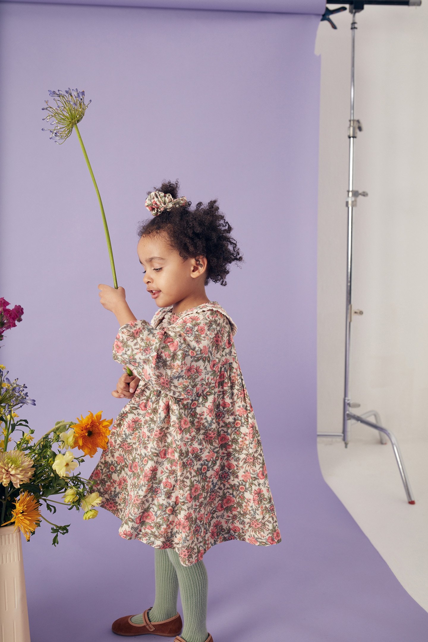 DRESS MARLOTTA IVORY ENCH FIELDS 3