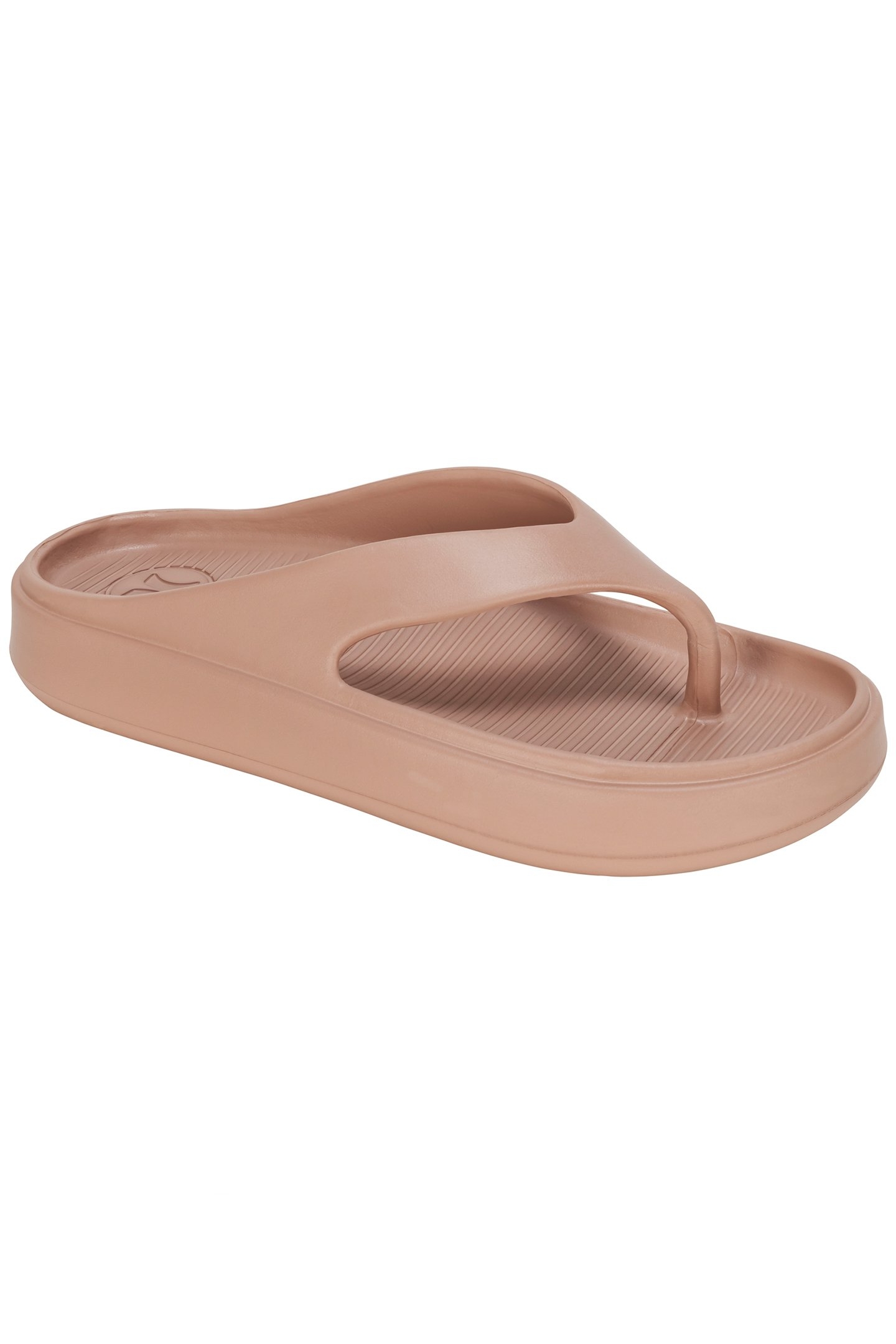 1PK MENS INJECTION FLIP FLOP LIGHT BEIGE 2