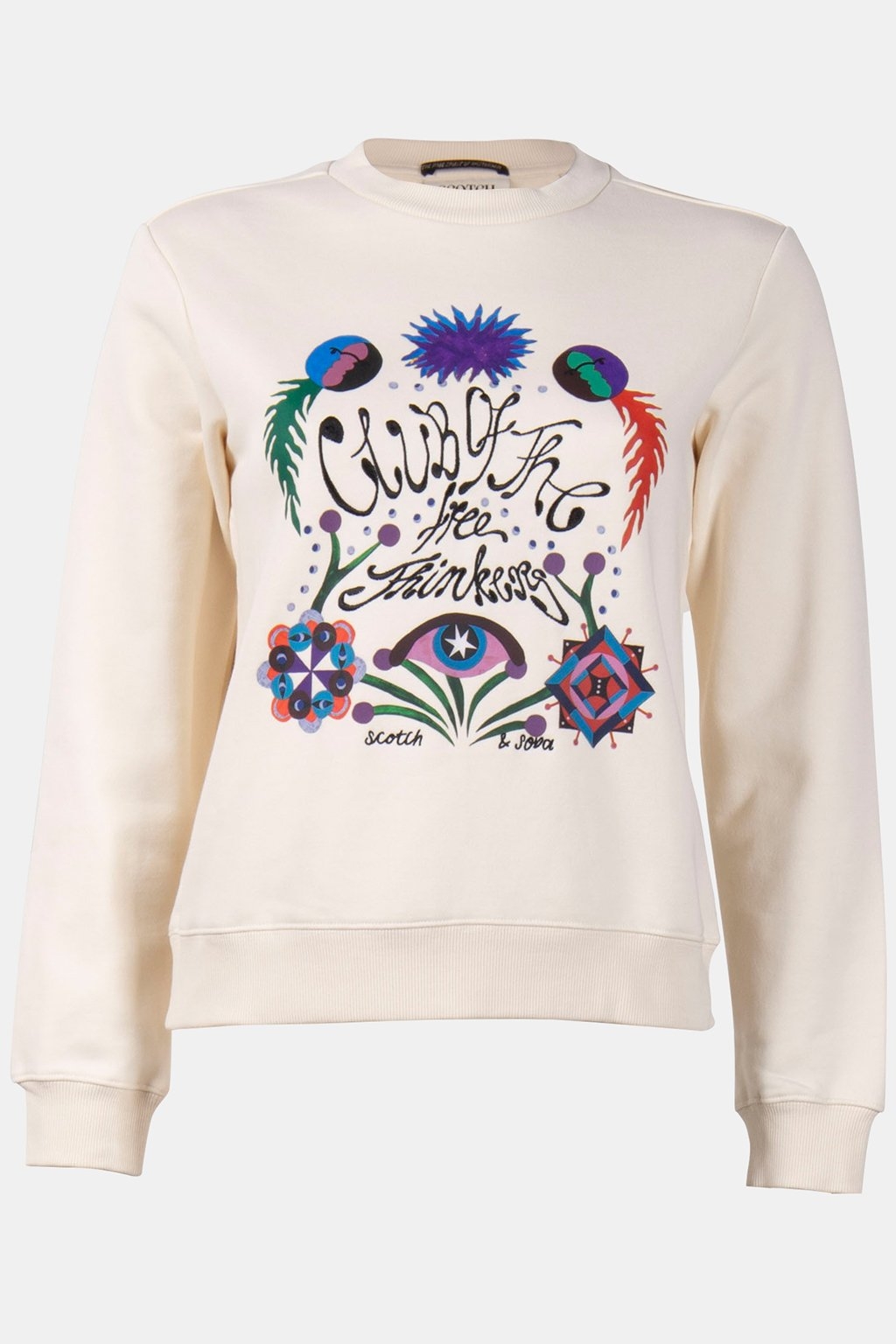 EMBROIDERED REGULAR FIT SWEATSHIRT SOFT ICE 3