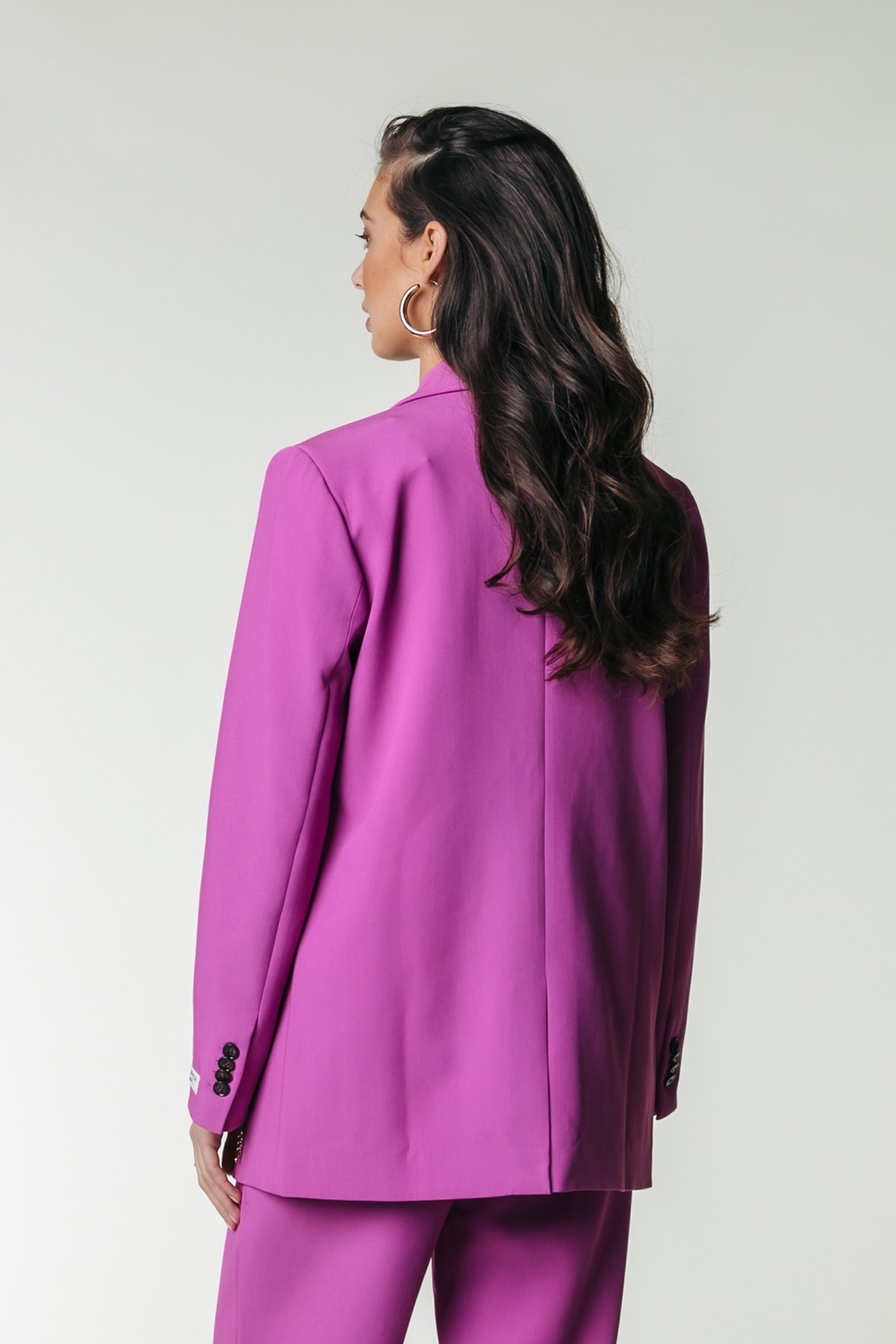 MIMMI UNI SINGLE BREASTED BLAZER VIOLET PINK 2