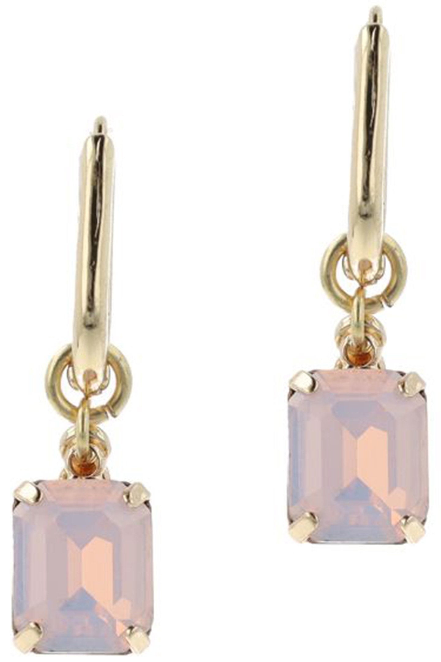 SHACKLE HOOPS ROSEWATER OPAL 1