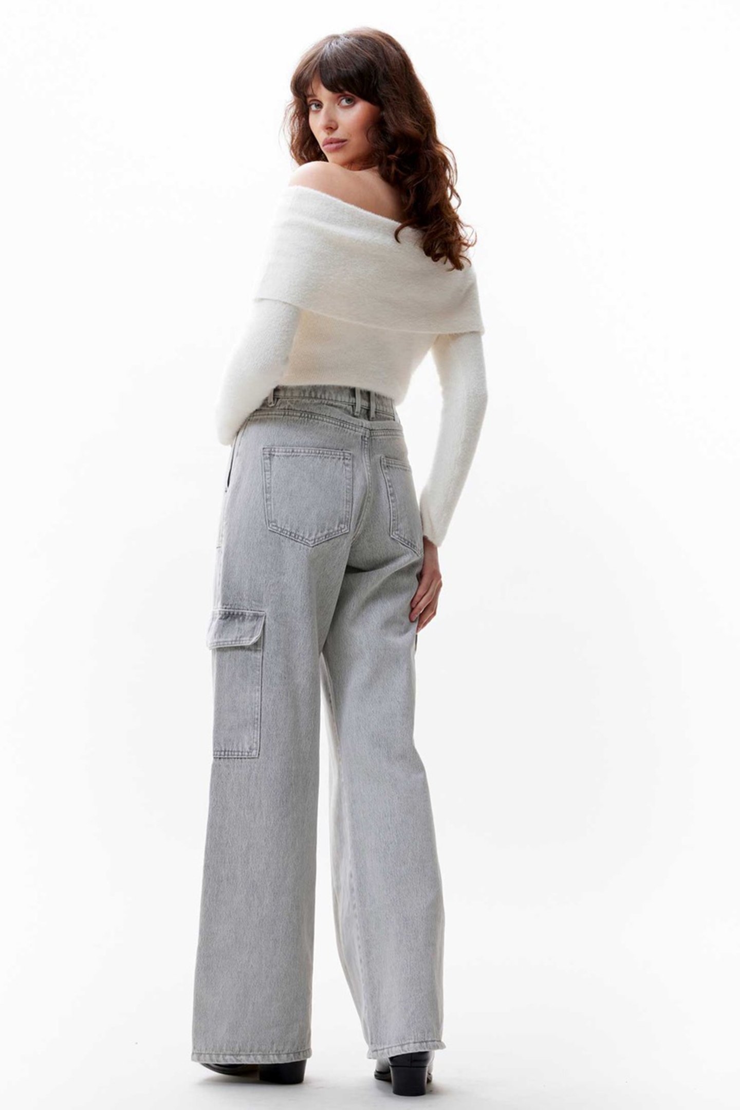 OFF SHOULDER LONG SLEEVE KNIT OFF WHITE 3