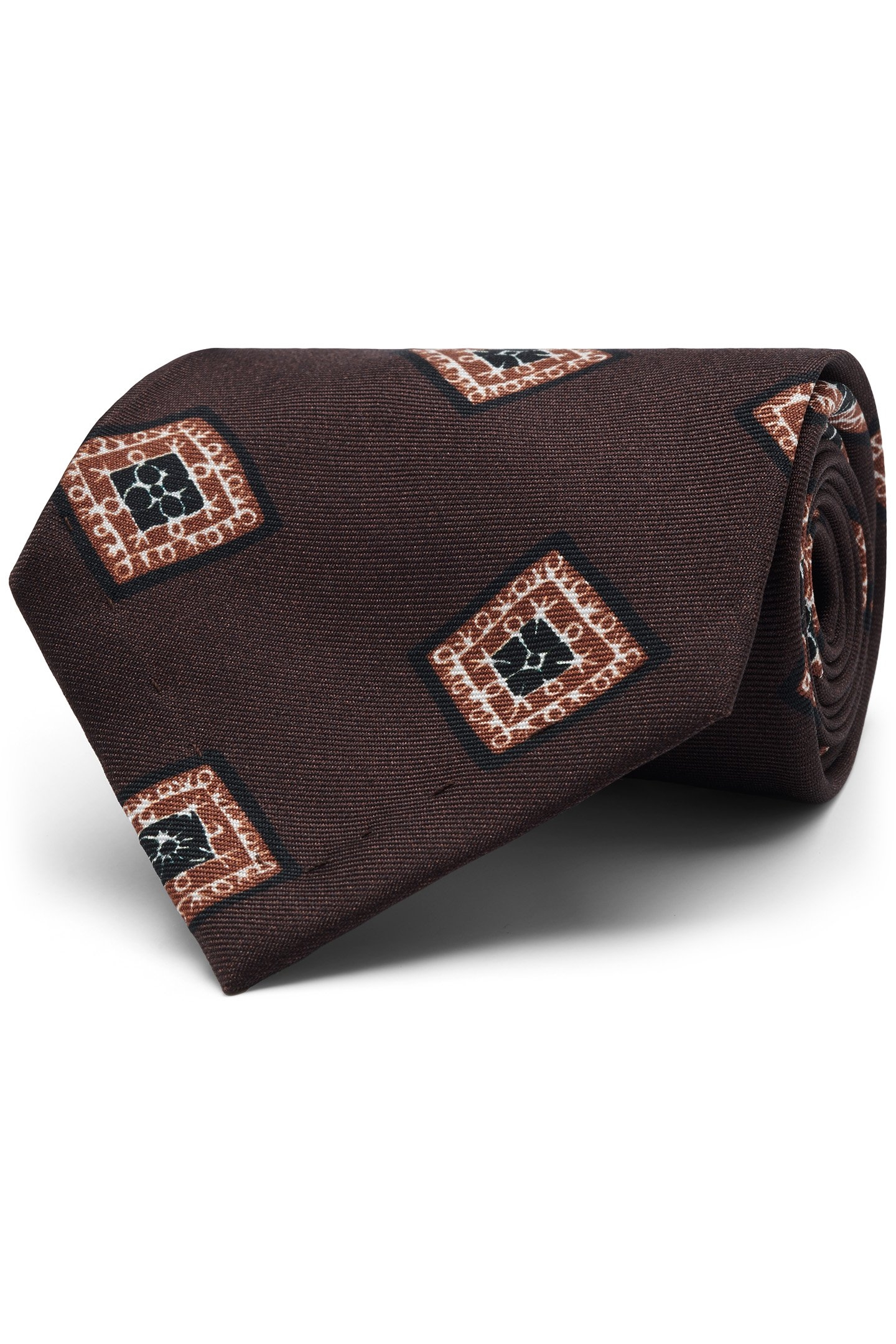 BROWN GRAPHIC TIE BROWN 1