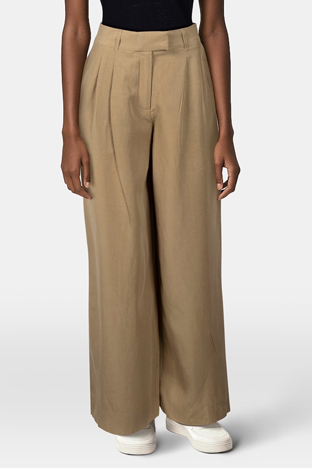 DERI LYN TROUSER LIGHT KHAKI BROWN 1