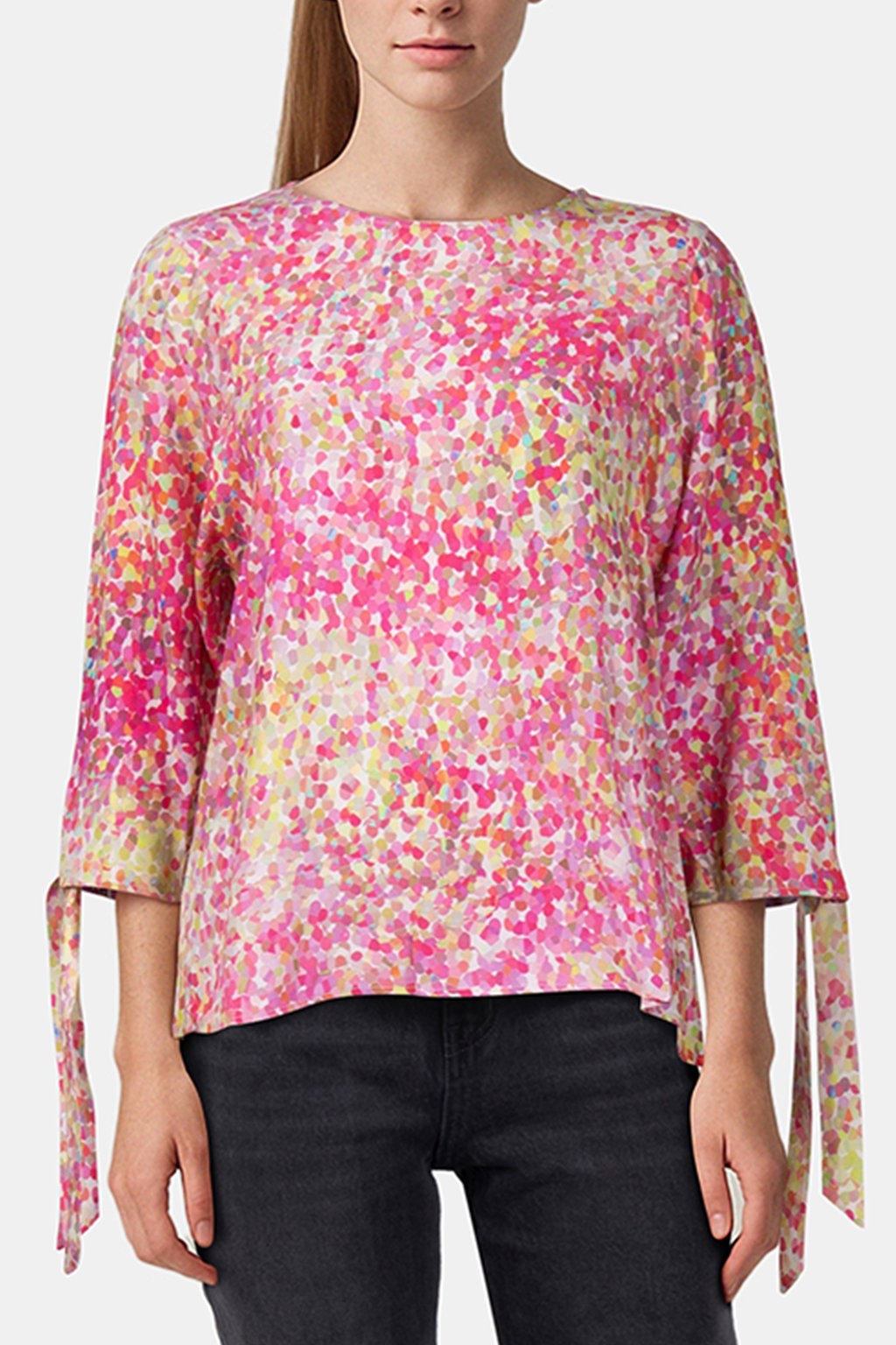 PRINTED BLOUSE PINK COSMOS 1