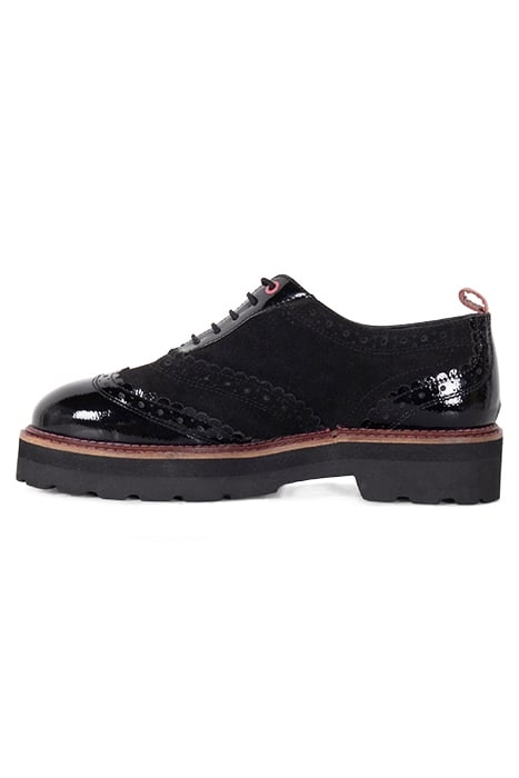 CHUNKY LACE UP BROGUE DISP PURE BLACK 3
