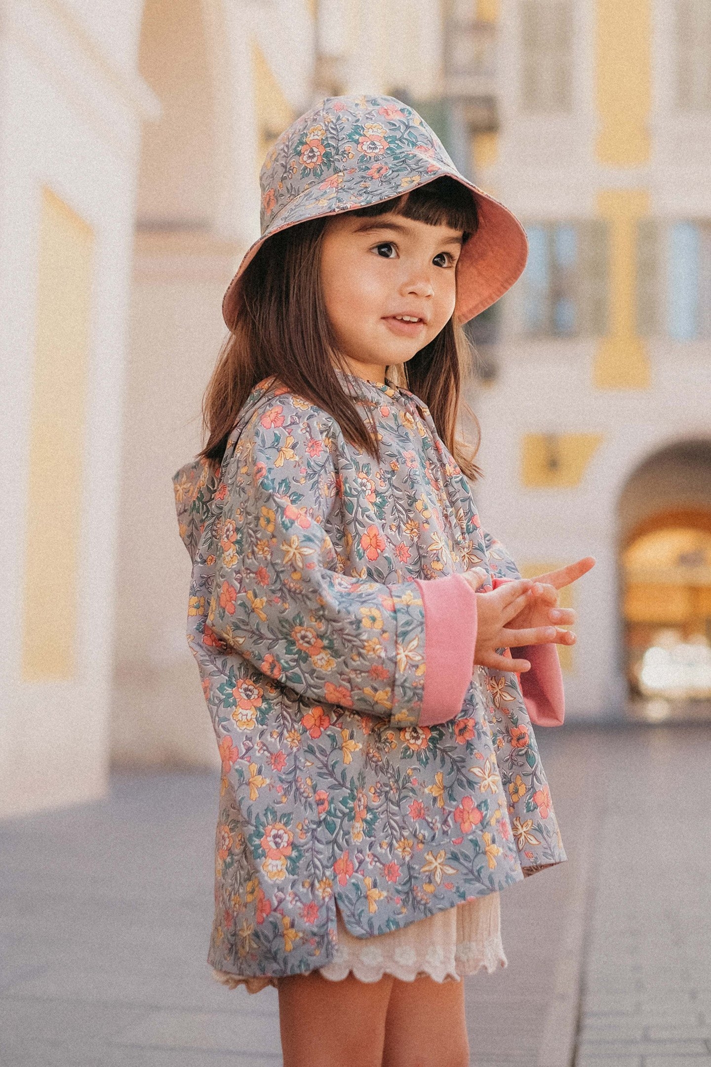 RAIN HAT GRANIMA WATER FLOWERS 2