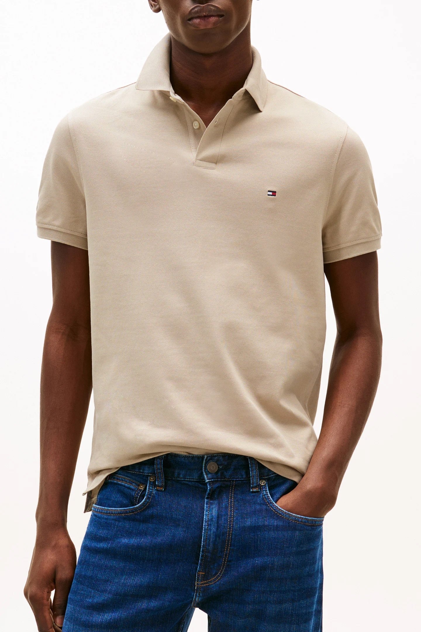 1985 REGULAR FIT SHORT SLEEVE POLO SHIRT SANDALWOOD 1