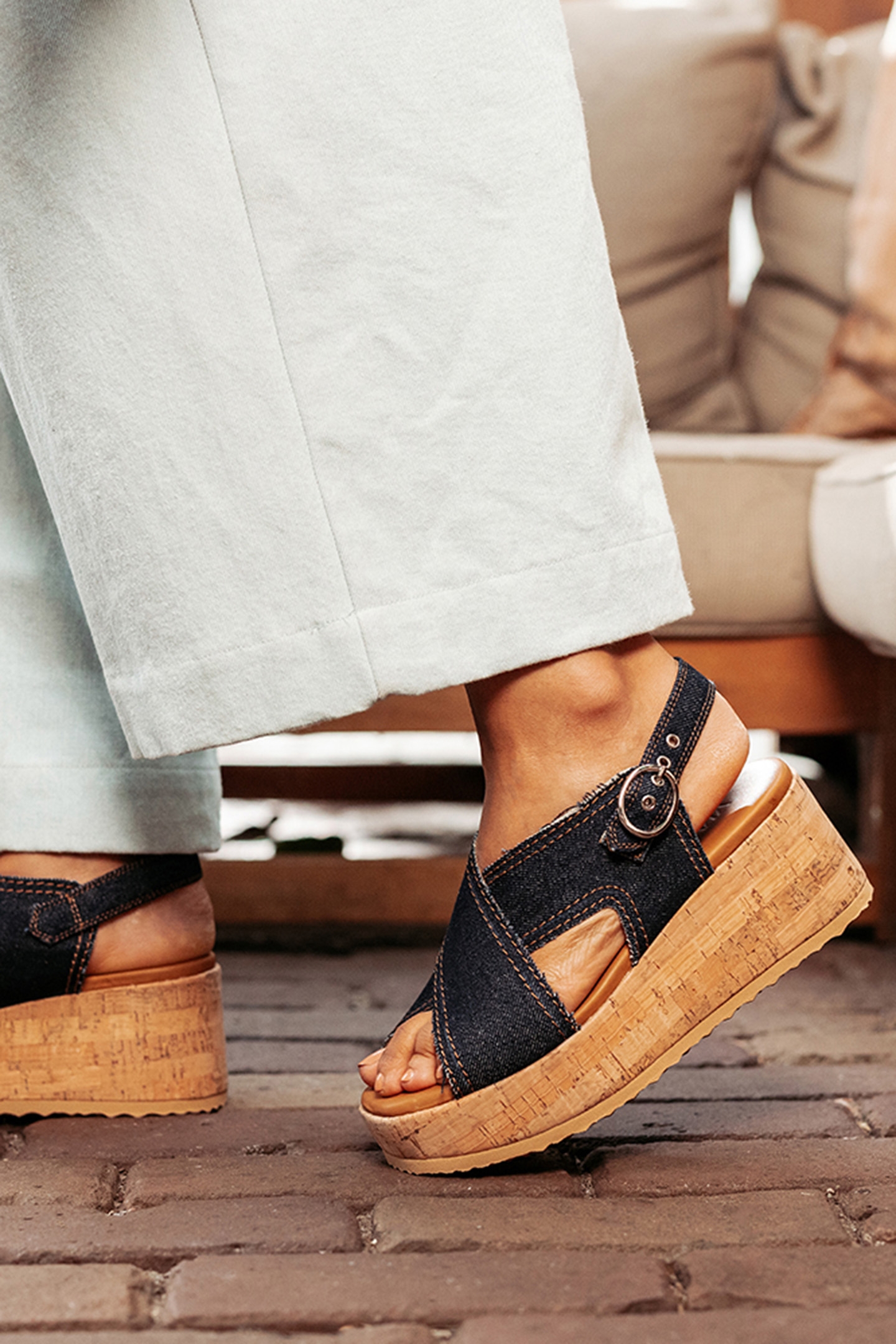 SISSEL CAPRI BLAUW 3