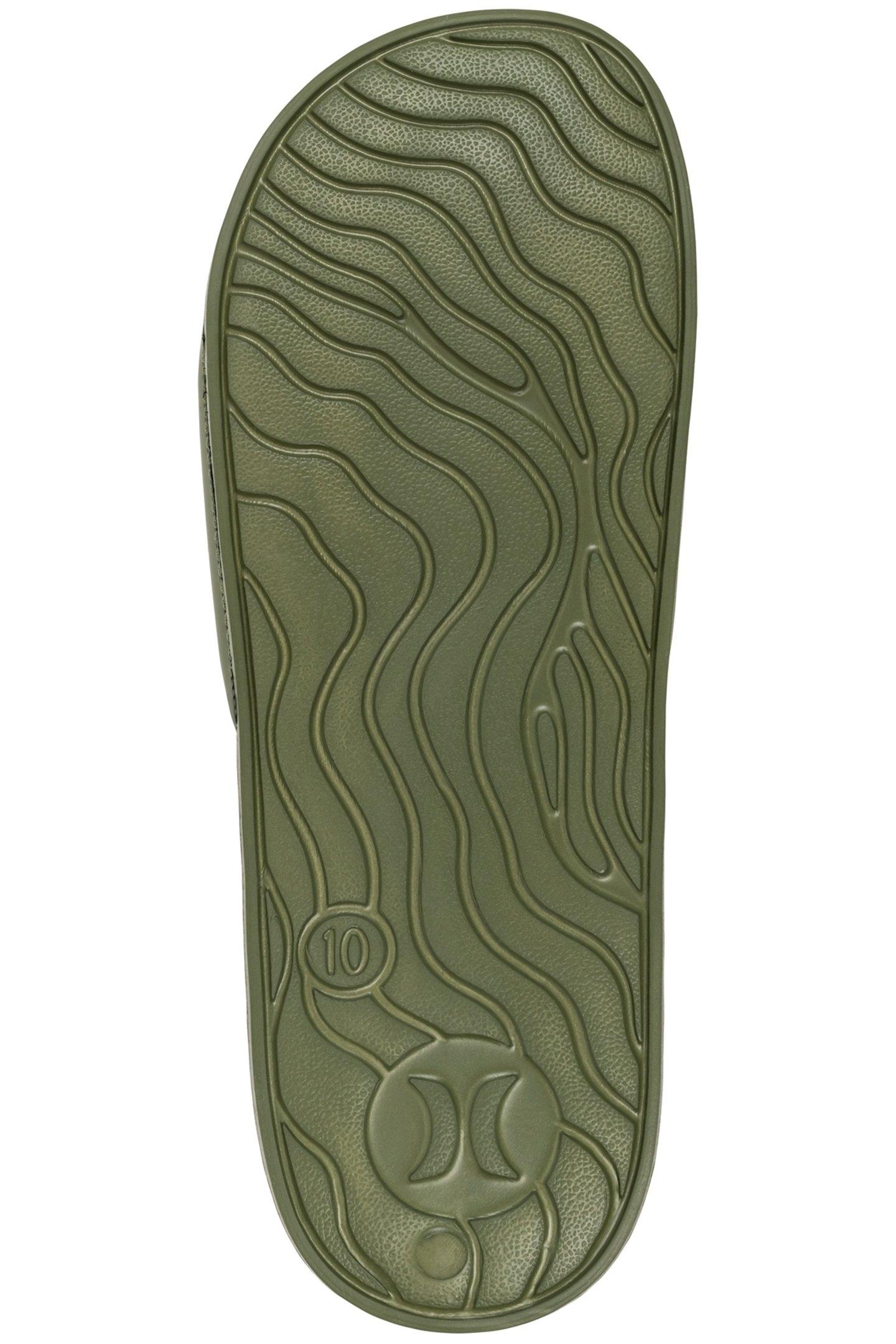 1PK MENS WORDMARK SLIDE OLIVE/KHAKI 4