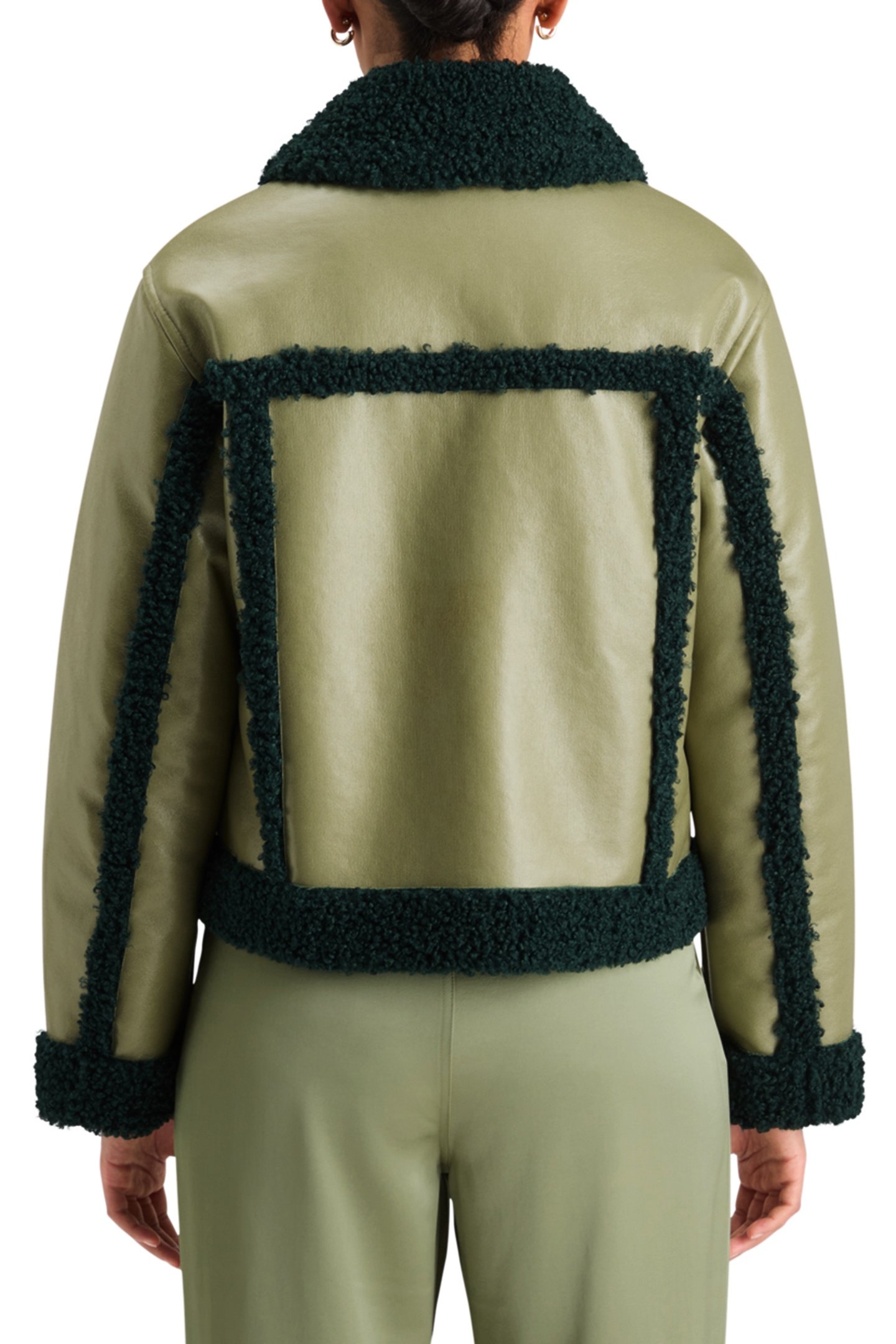 VINYL JACKET WASHED SAGE 2