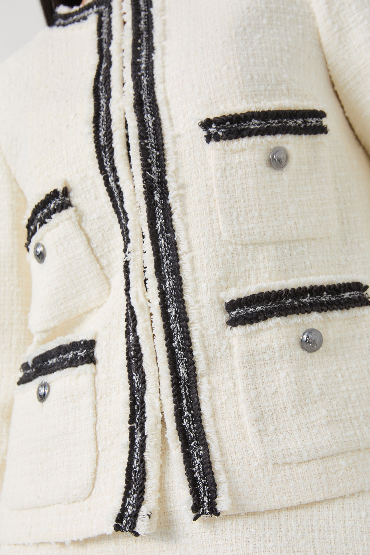 JK CHARLIE TWEED JACKET CREAM 5