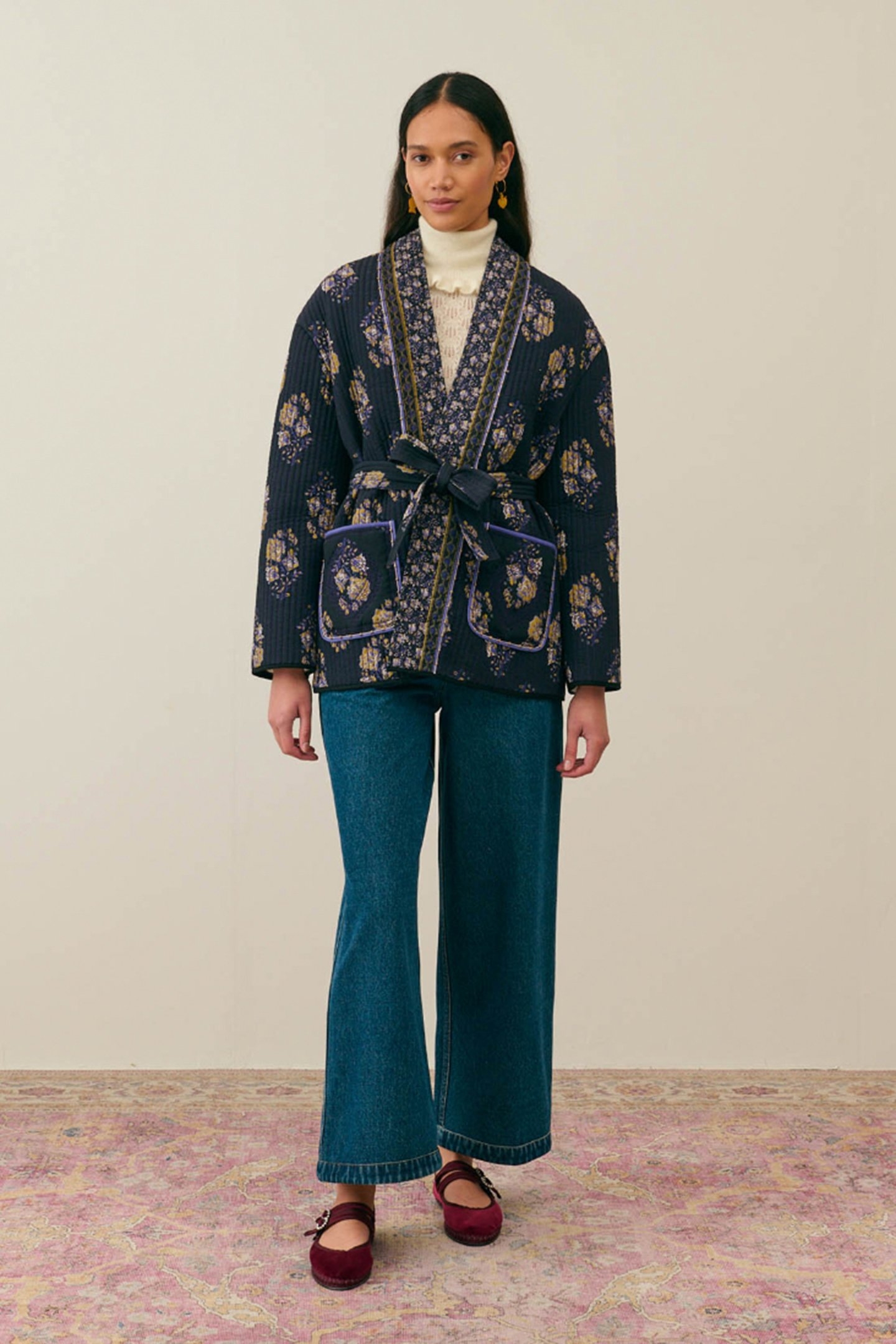 VEST AURELE BLUE NIGHT BOUQUETS 2