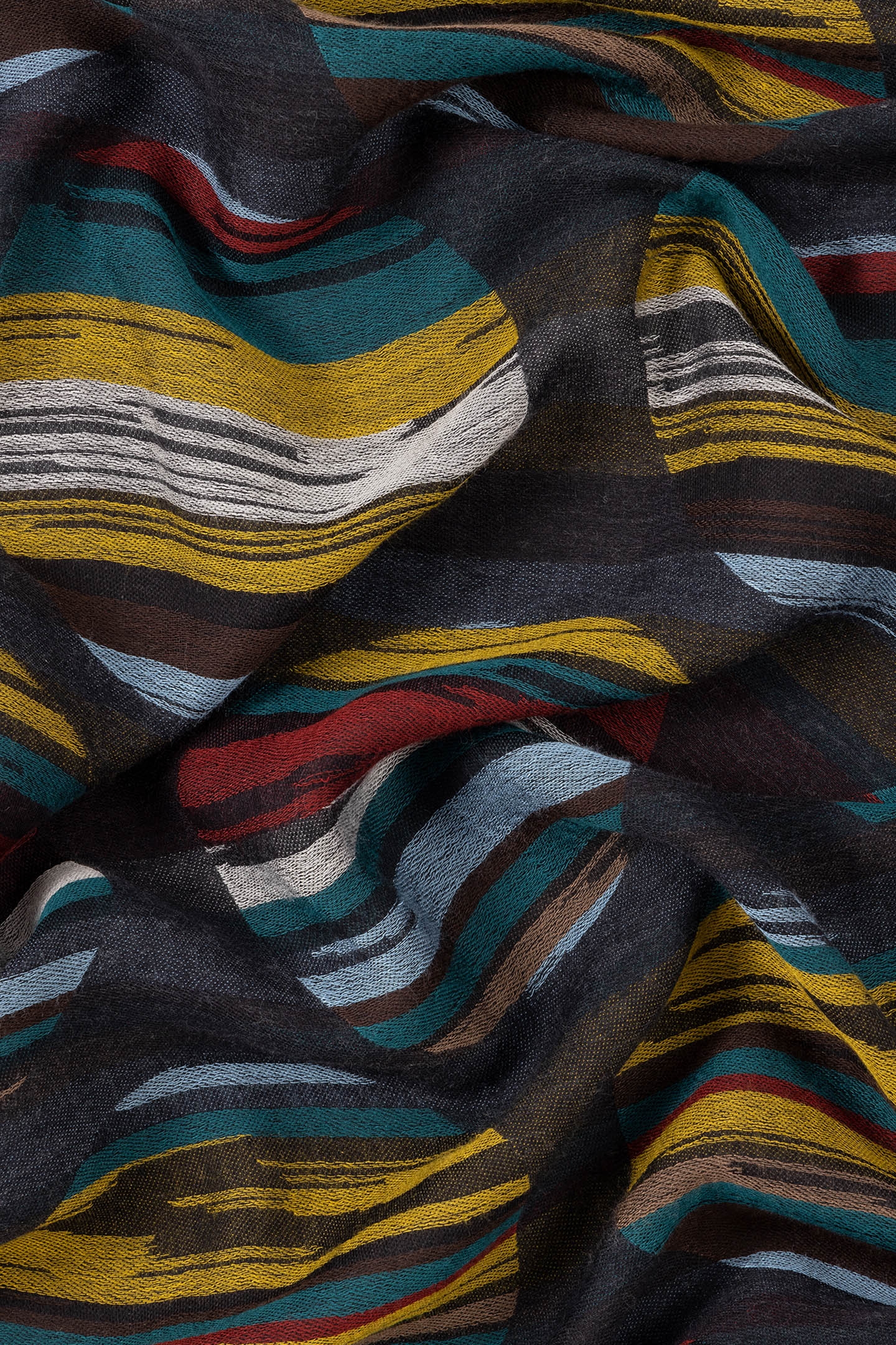 MEN SCARF SIGNATURE POLKA NAVY 4