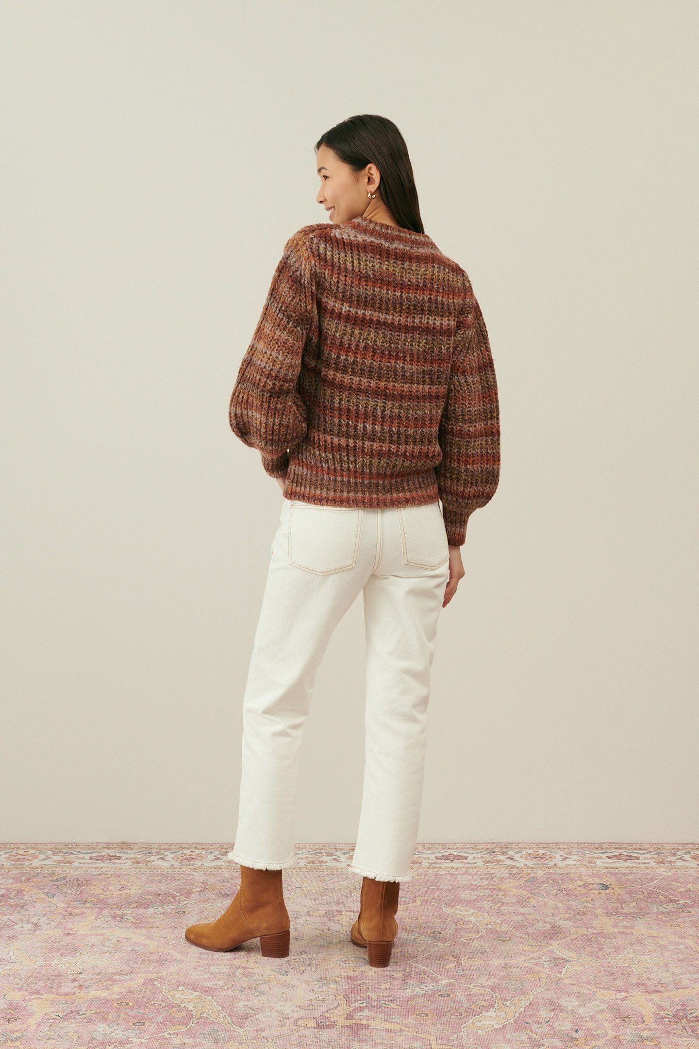 JUMPER DINA CINNAMON STRIPES 3