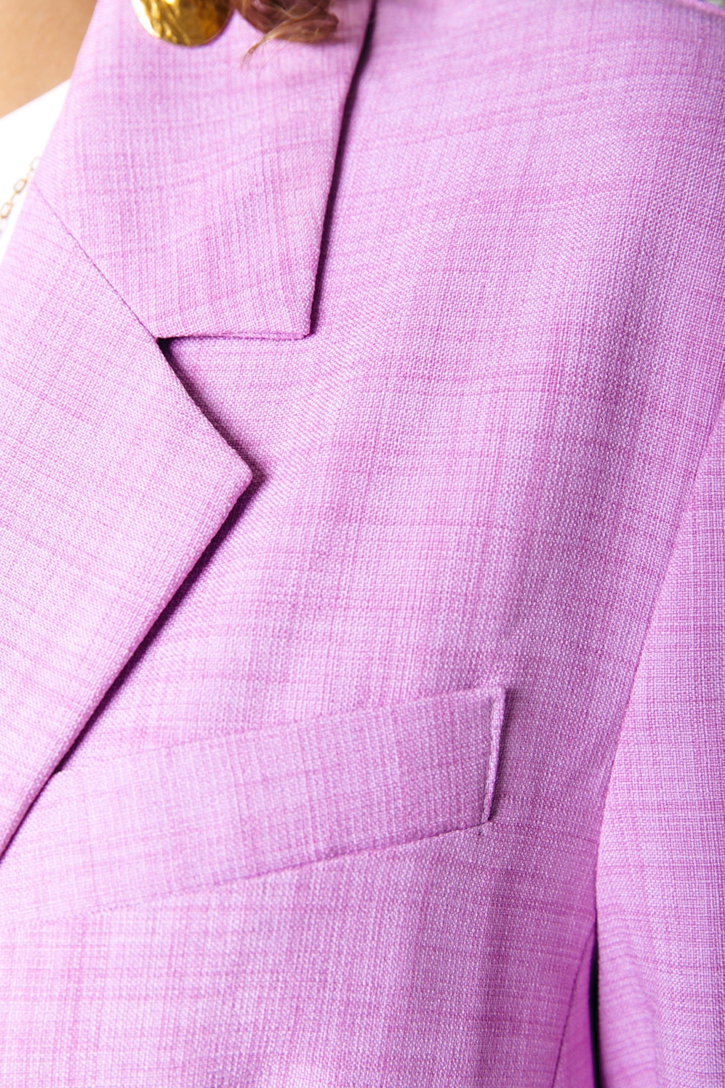 GEMMA SINGLE BREASTED BLAZER MEDIUM PINK 5