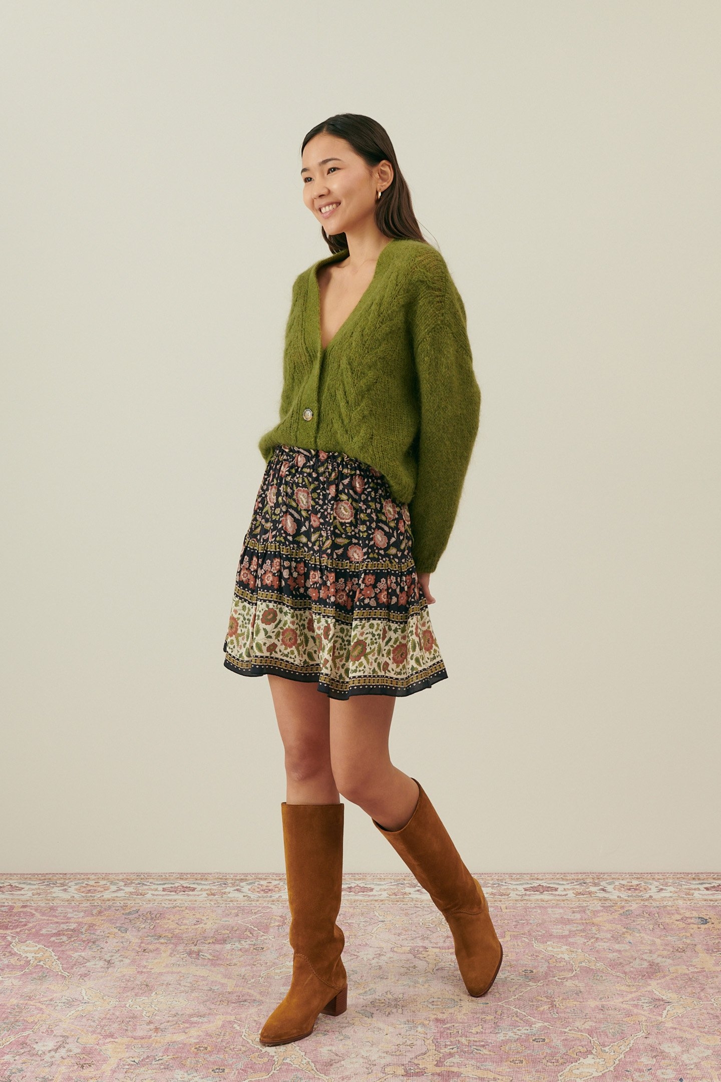 CARDIGAN SIRIKA KHAKI 4