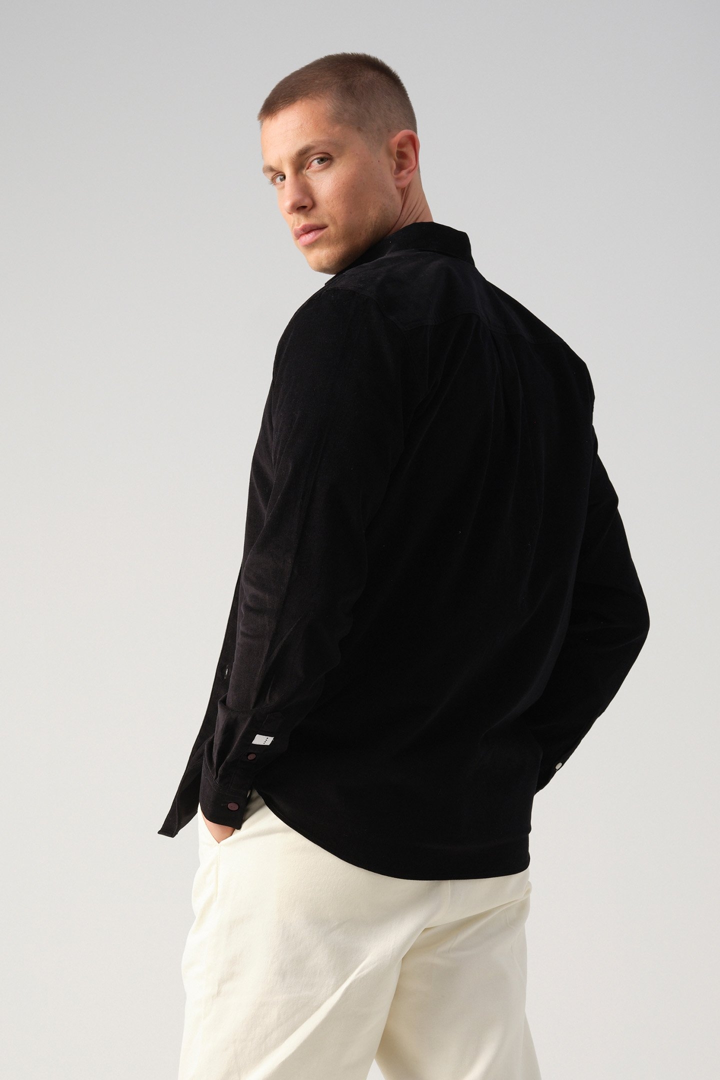 REVAN CASUAL OVERHEMD LM BLACK 2