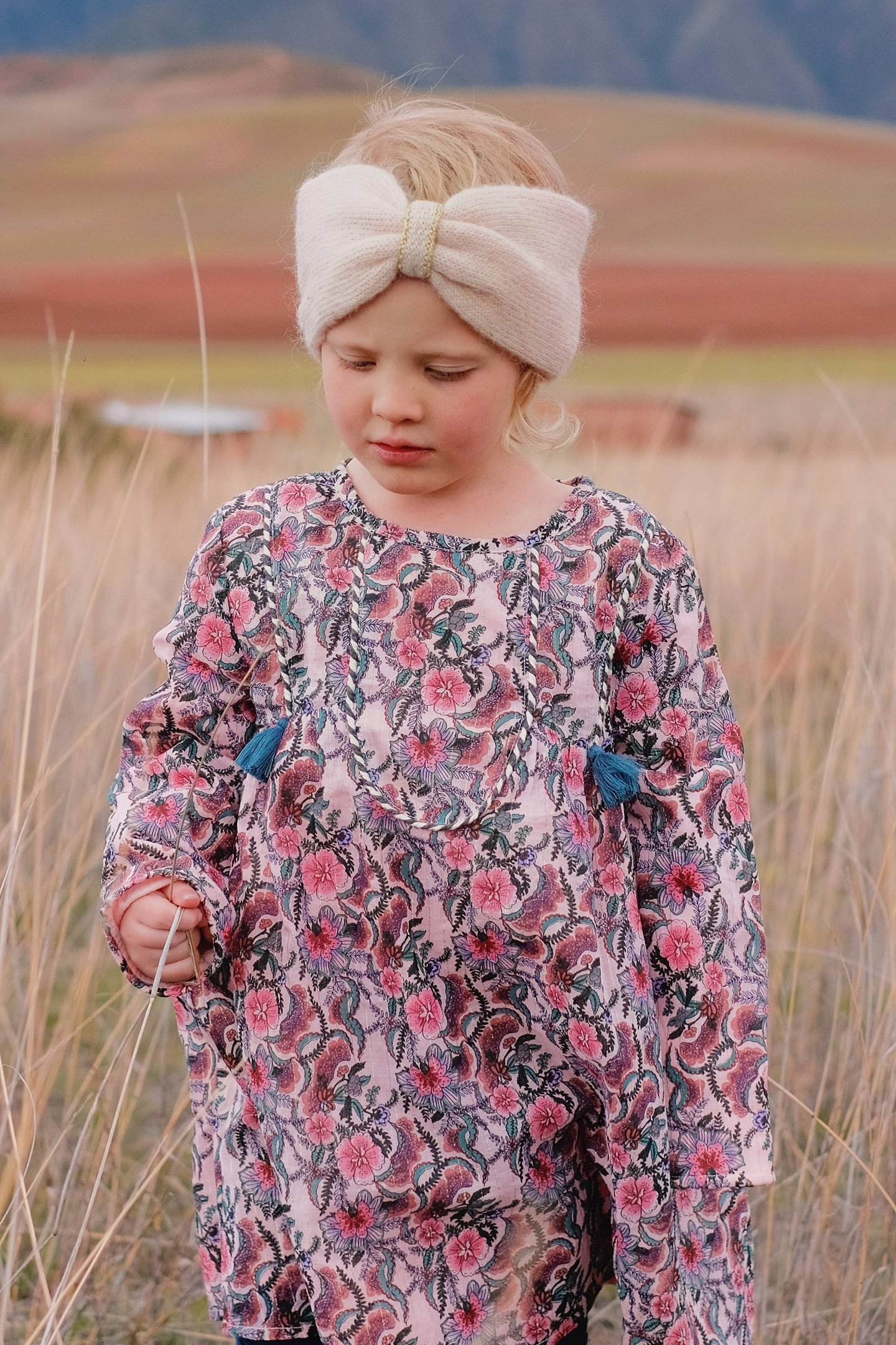 DRESS ROULOTTA BLUSH FLOWERS 3