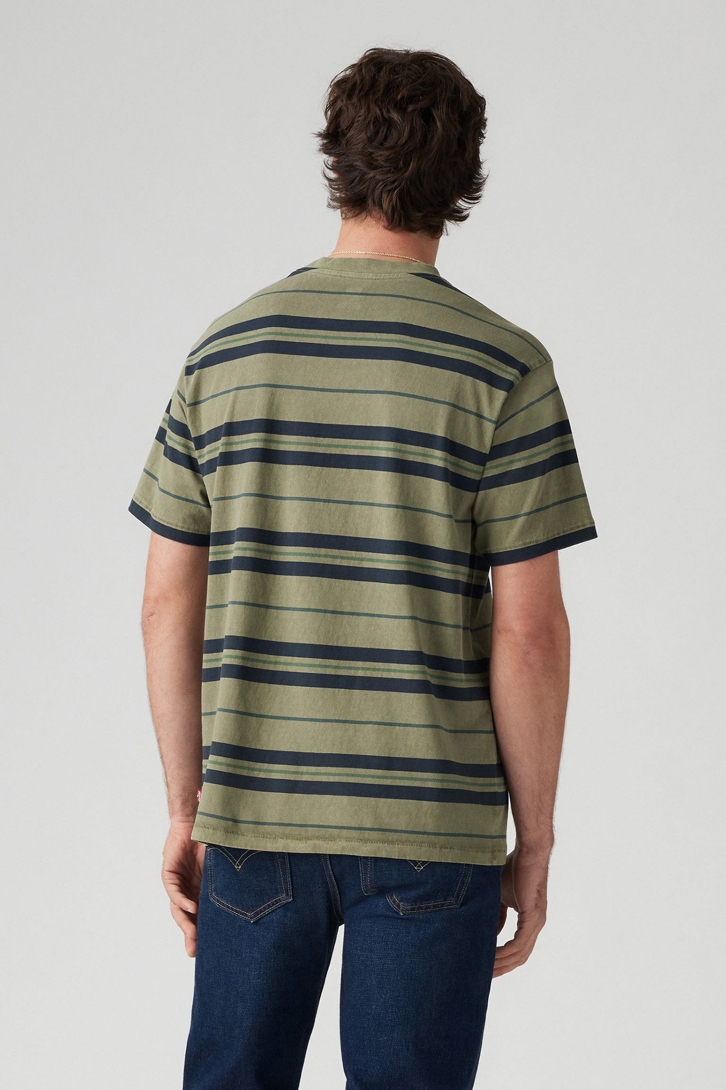 RED TAB VINTAGE TEE FORREST STRIPE DEEP 2
