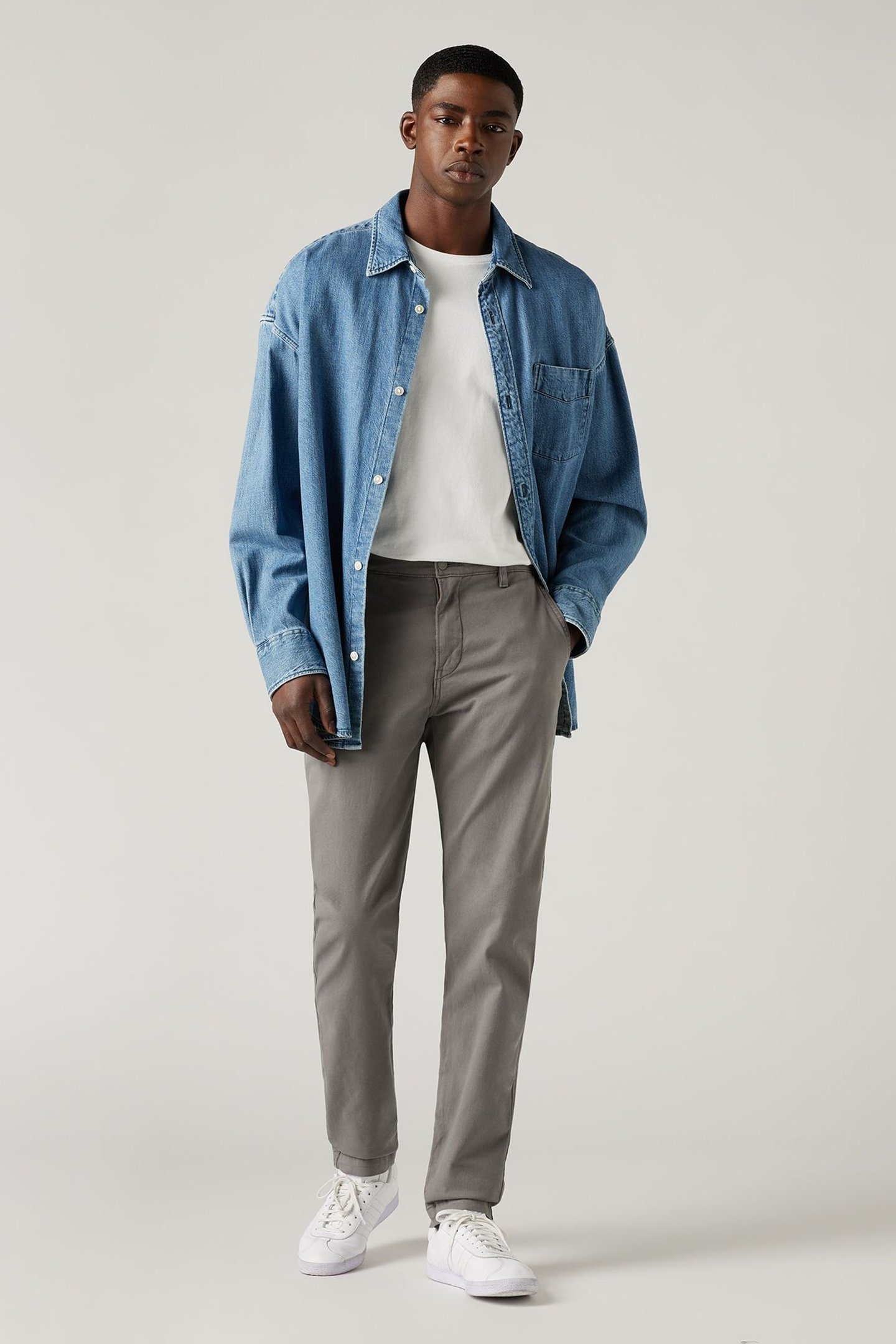 XX CHINO SLIM II PEWTER SHADY 6