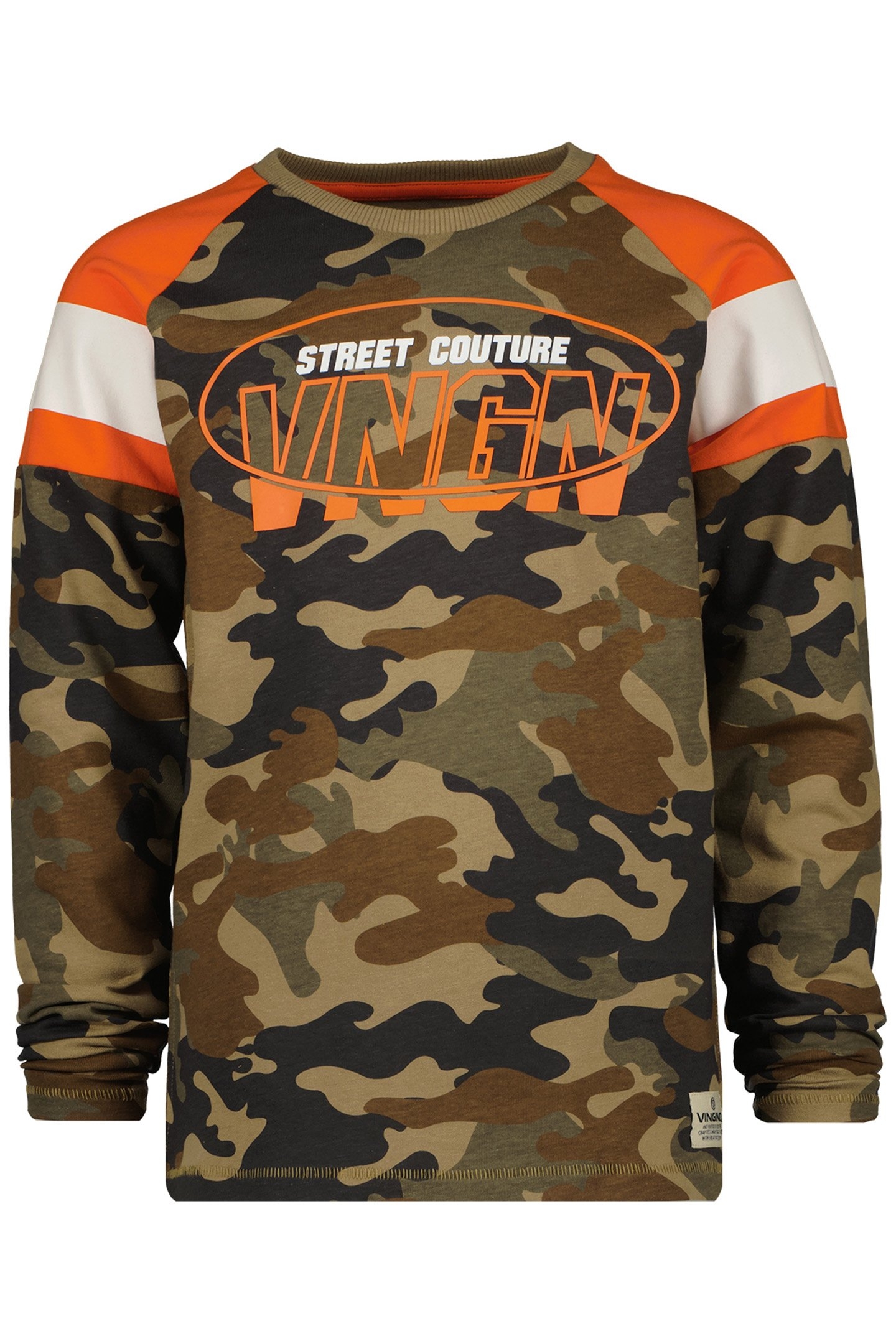 BOY'S JAFALI T-SHIRT CAMOUFLAGE GREEN AOP 1