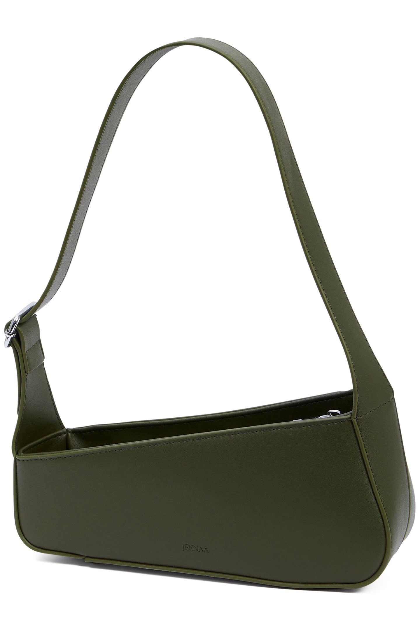 JEENAA X DIAGONAL SHOULDER BAG OLIVE NIGHT 3