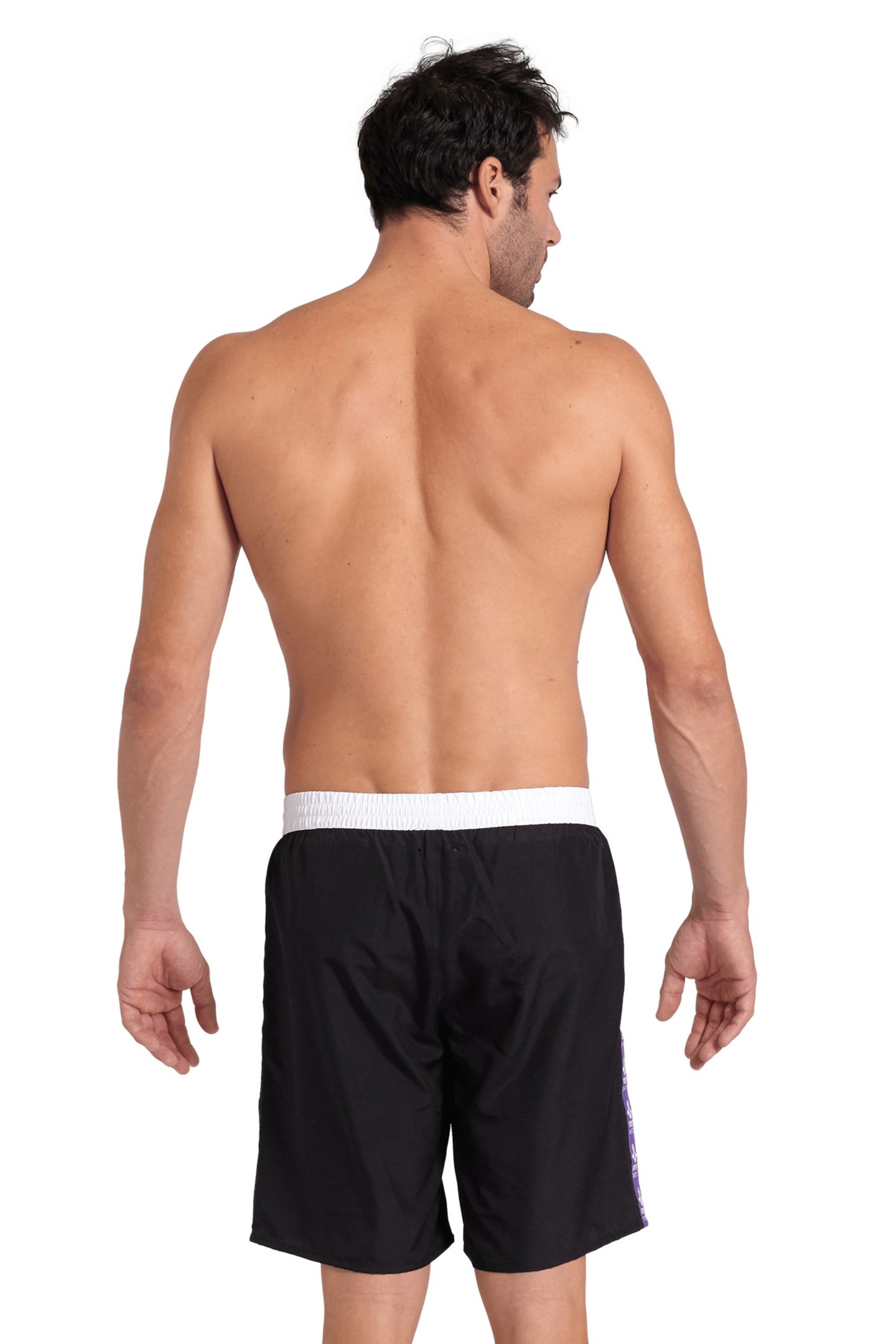 MEN'S ARENA FUN PLANET BERMUDA PANEL WHITE-BLACK-MULTI 2