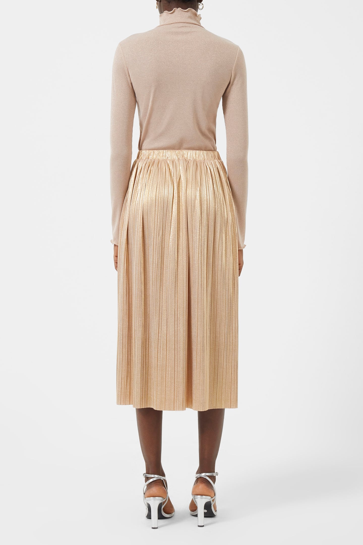 SKY JERSEY SKIRT SHIMMER PINK 3