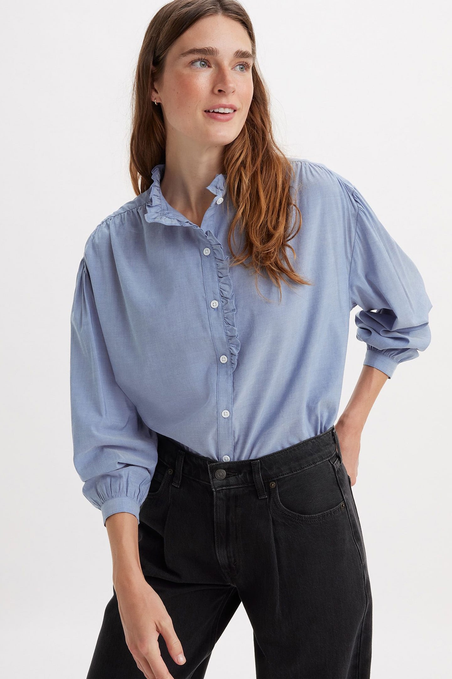 KARLY BLOUSE NB CHAMBRAY 4