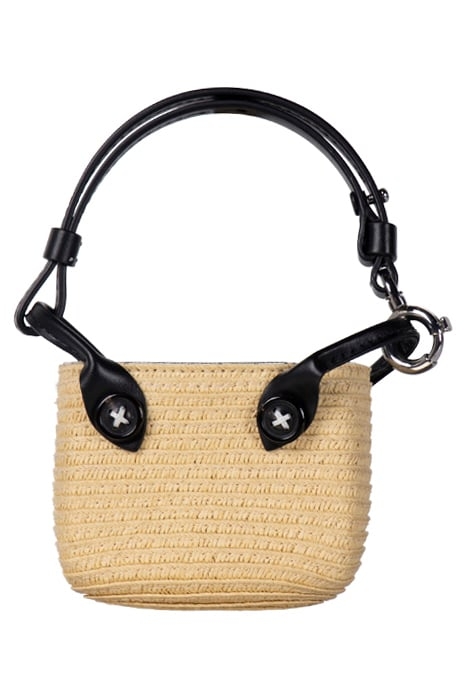 MAISON MARGIELA – RAFFIA TOTE BAG NATURAL/WHITE 4