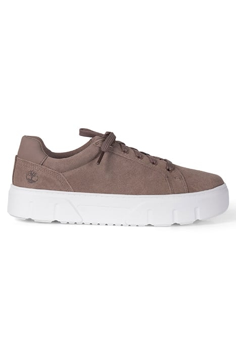 LAUREL COURT LOW LACE UP SNEAKER TAUPE SUEDE 1