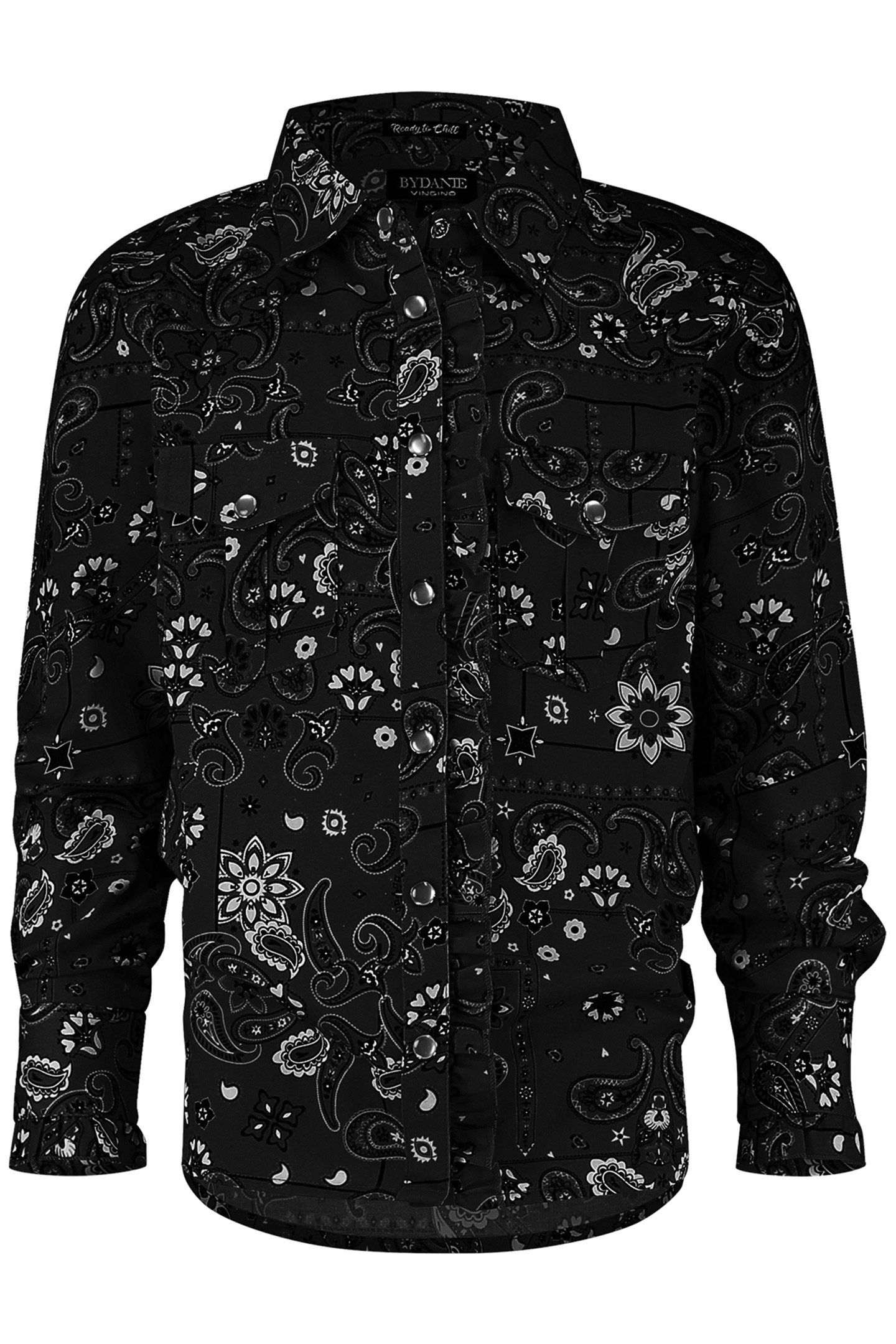GIRL'S LUCILE BLOUSE DEEP BLACK 1