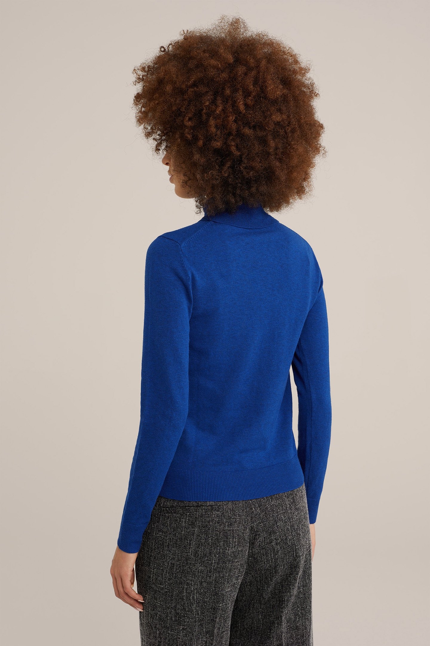 KNITTED PULLOVER BRIGHT BLUE 2