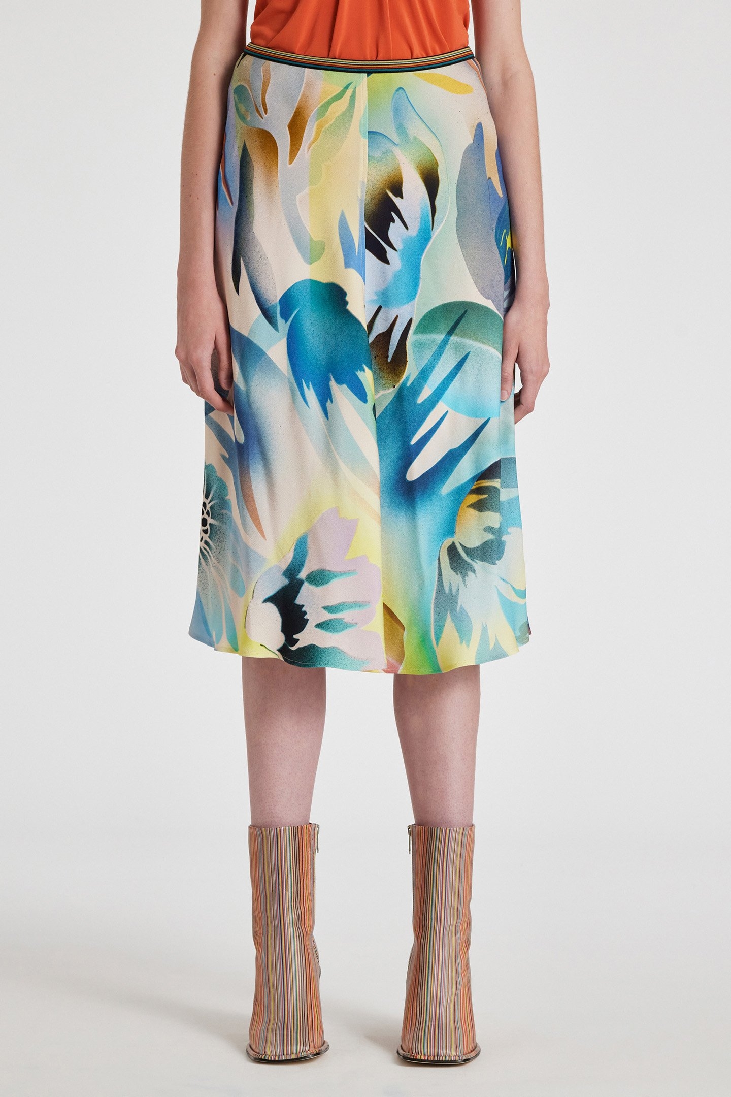 WOMENS SKIRT LIME GREEN 1