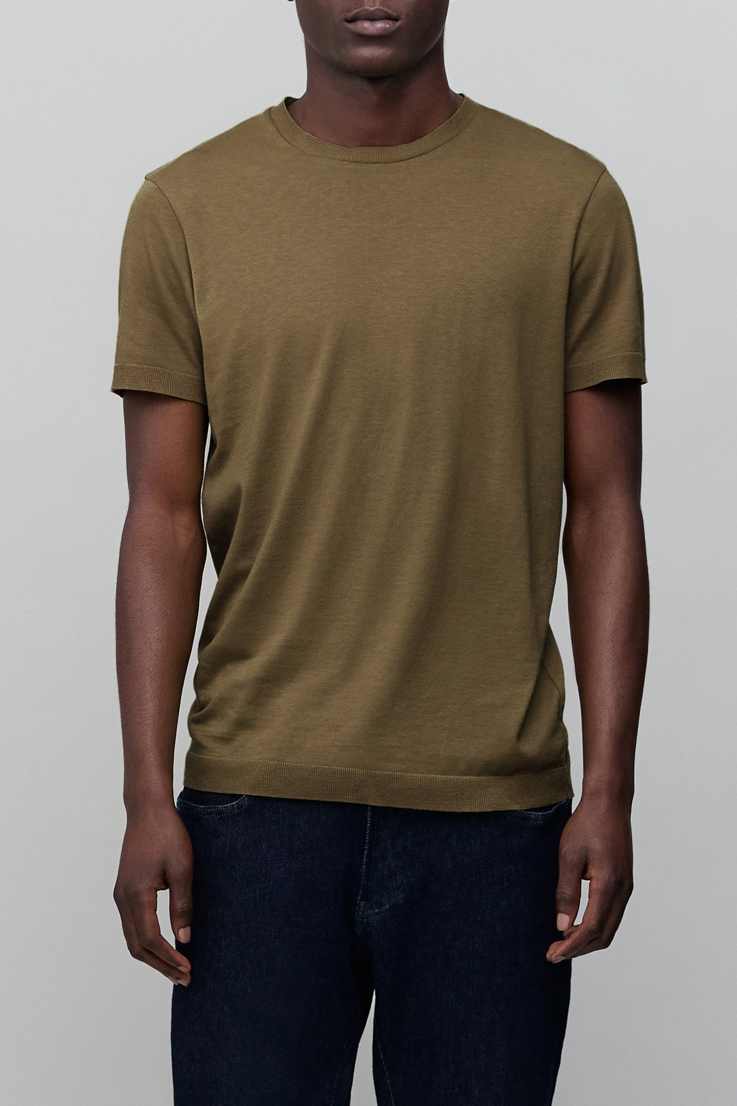 COTTON MODAL MIX T-SHIRT 1