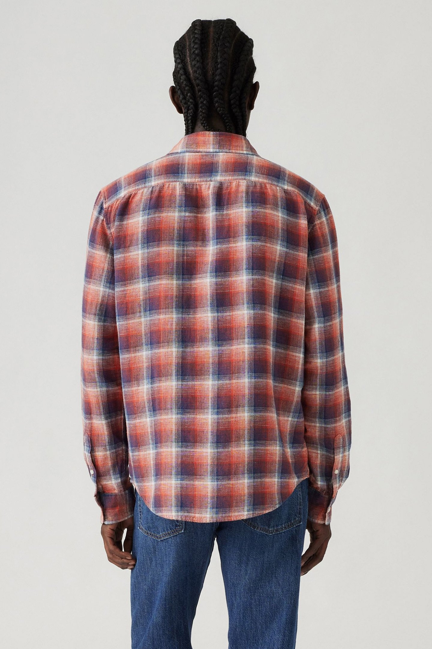 SUNSET 1 POCKET STANDARD NOLAN PLAID DRESS 2