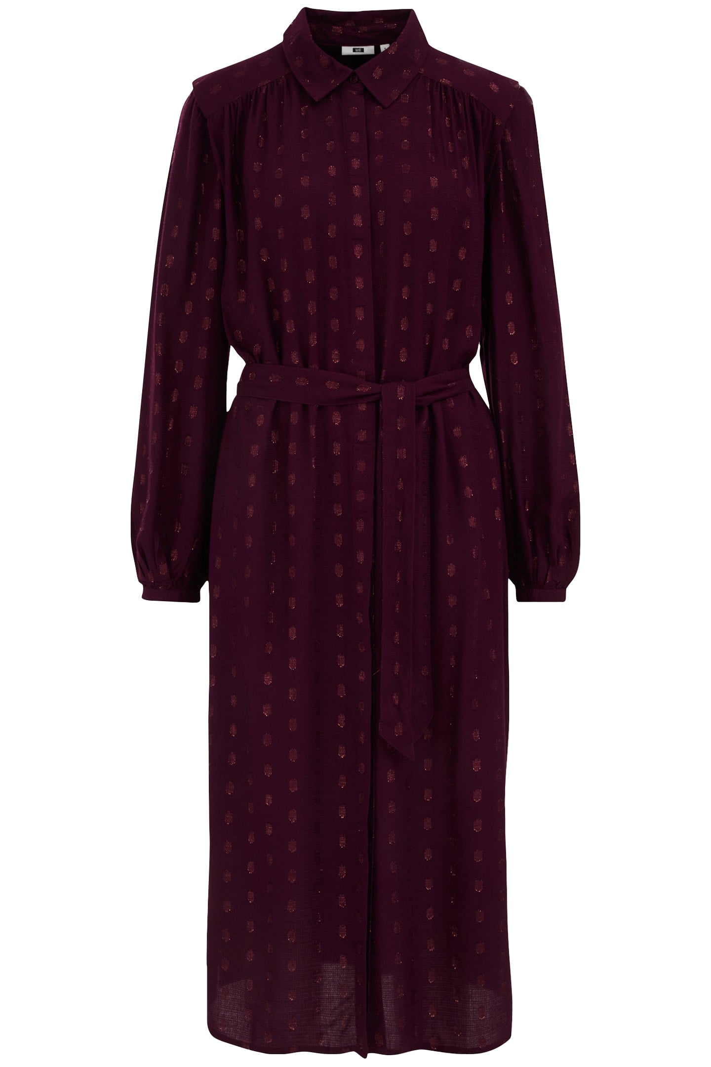 DRESS MID LENGTH DARK PURPLE 3